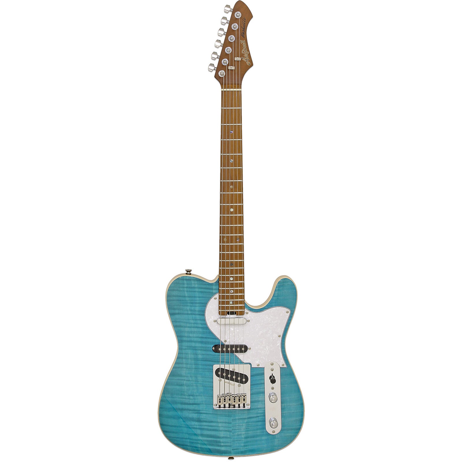Aria Pro II Hot Rod Collection 615-MK2 Turquoise Blue