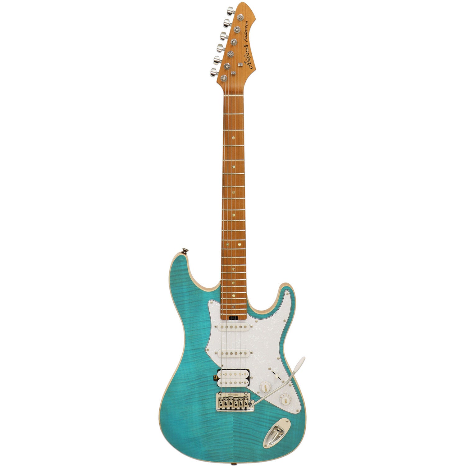 Aria Pro II Hot Rod Collection 714-MK2 Fullerton Turquoise Blue