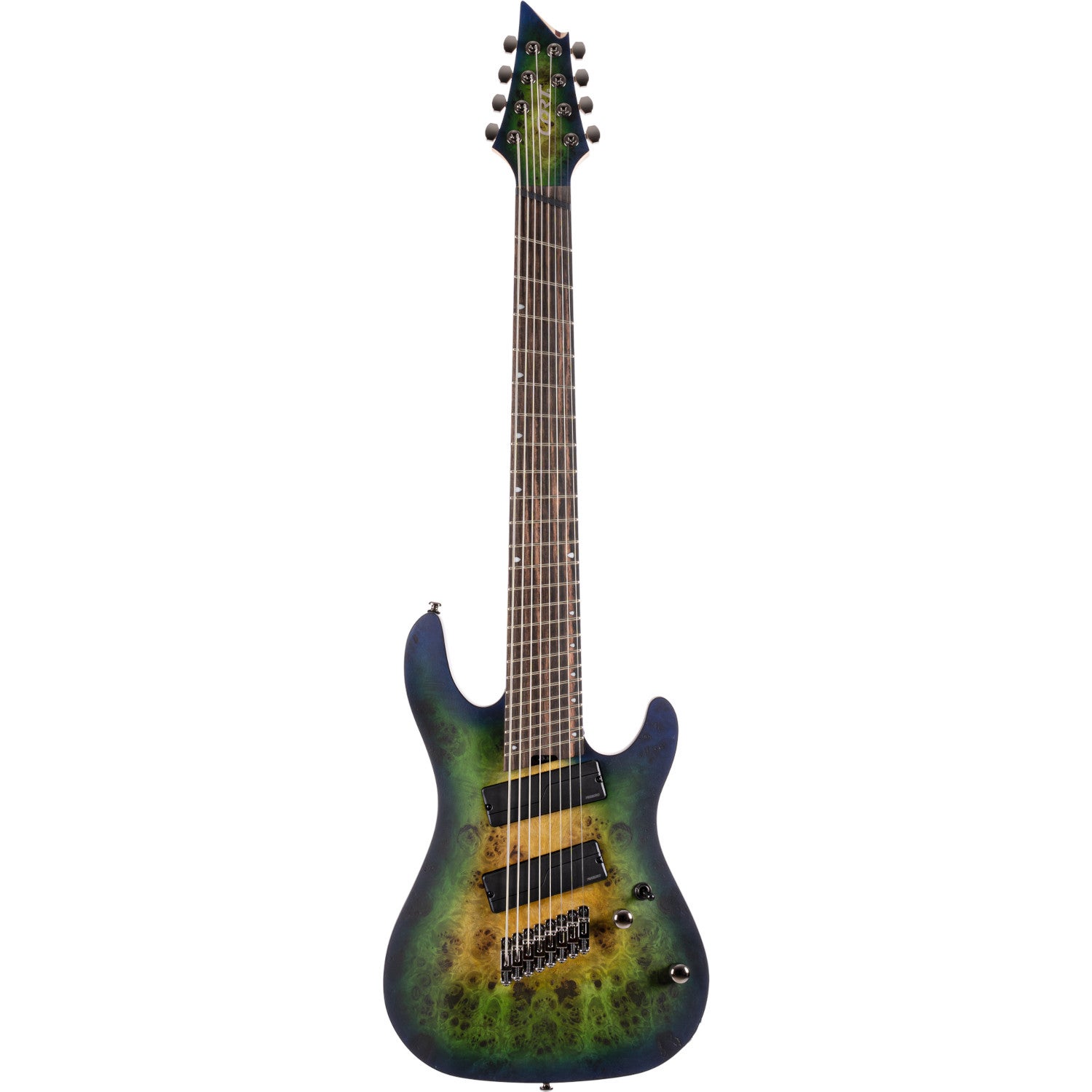 Cort KX508 MS II Marina Blueburst 8-snarige elektrische gitaar