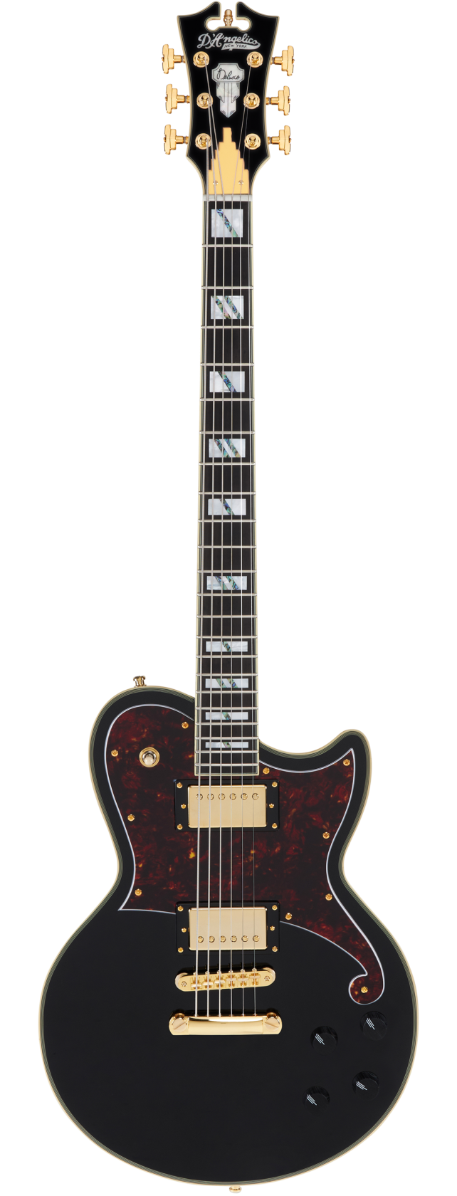 D'Angelico Deluxe Atlantic Baritone Solid Black