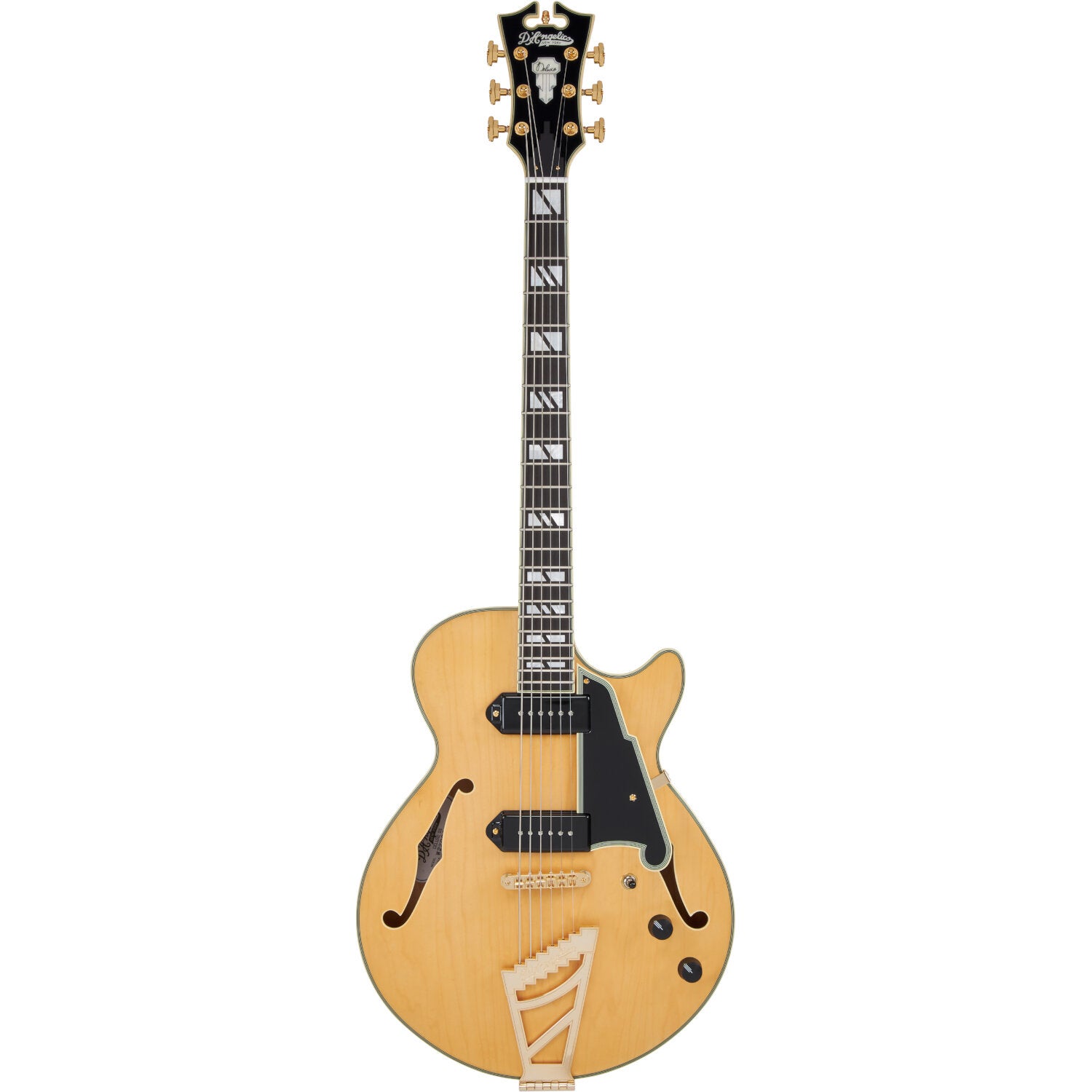 D'Angelico Deluxe SS Baritone Satin Honey
