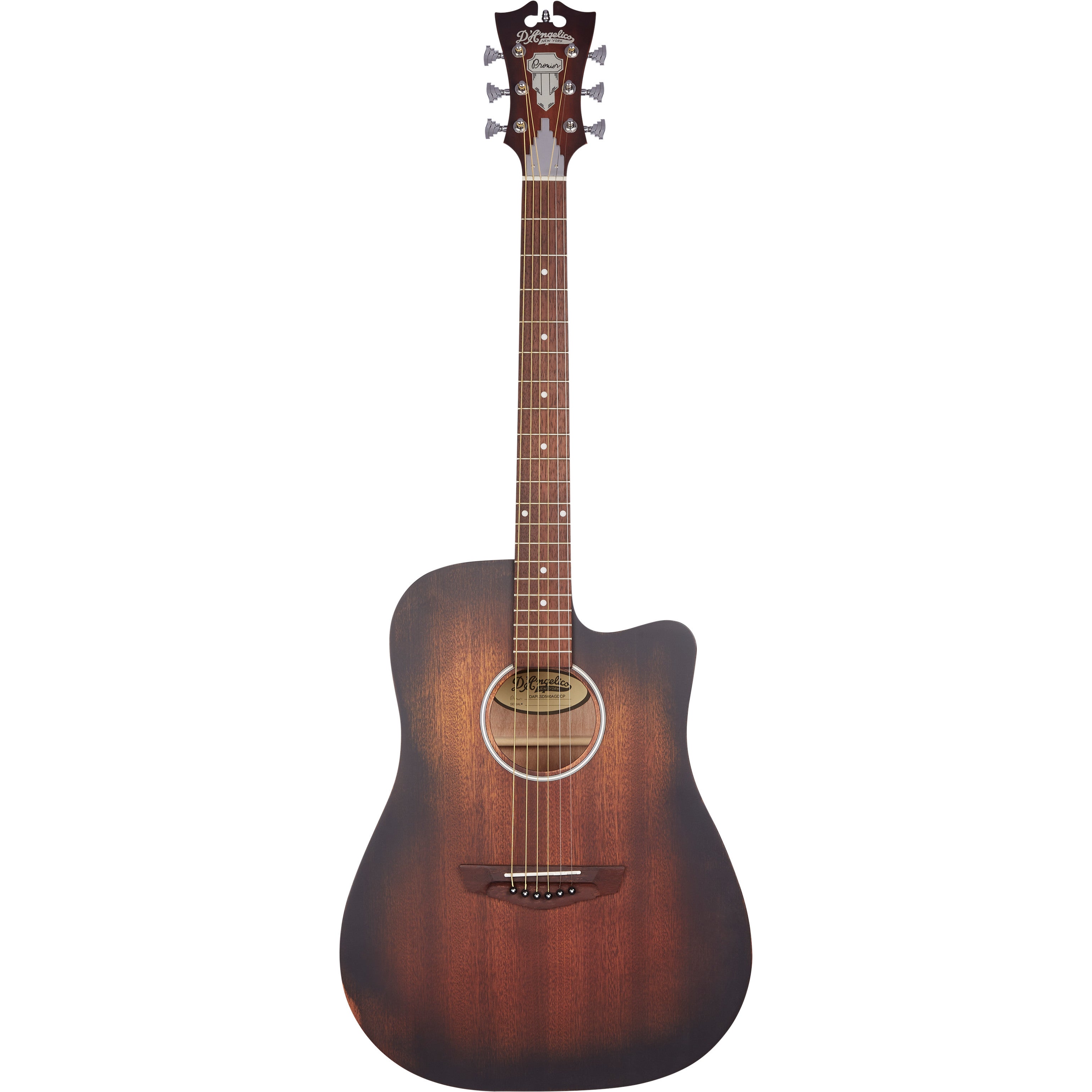 D'Angelico Premier Bowery LS Aged Mahogany