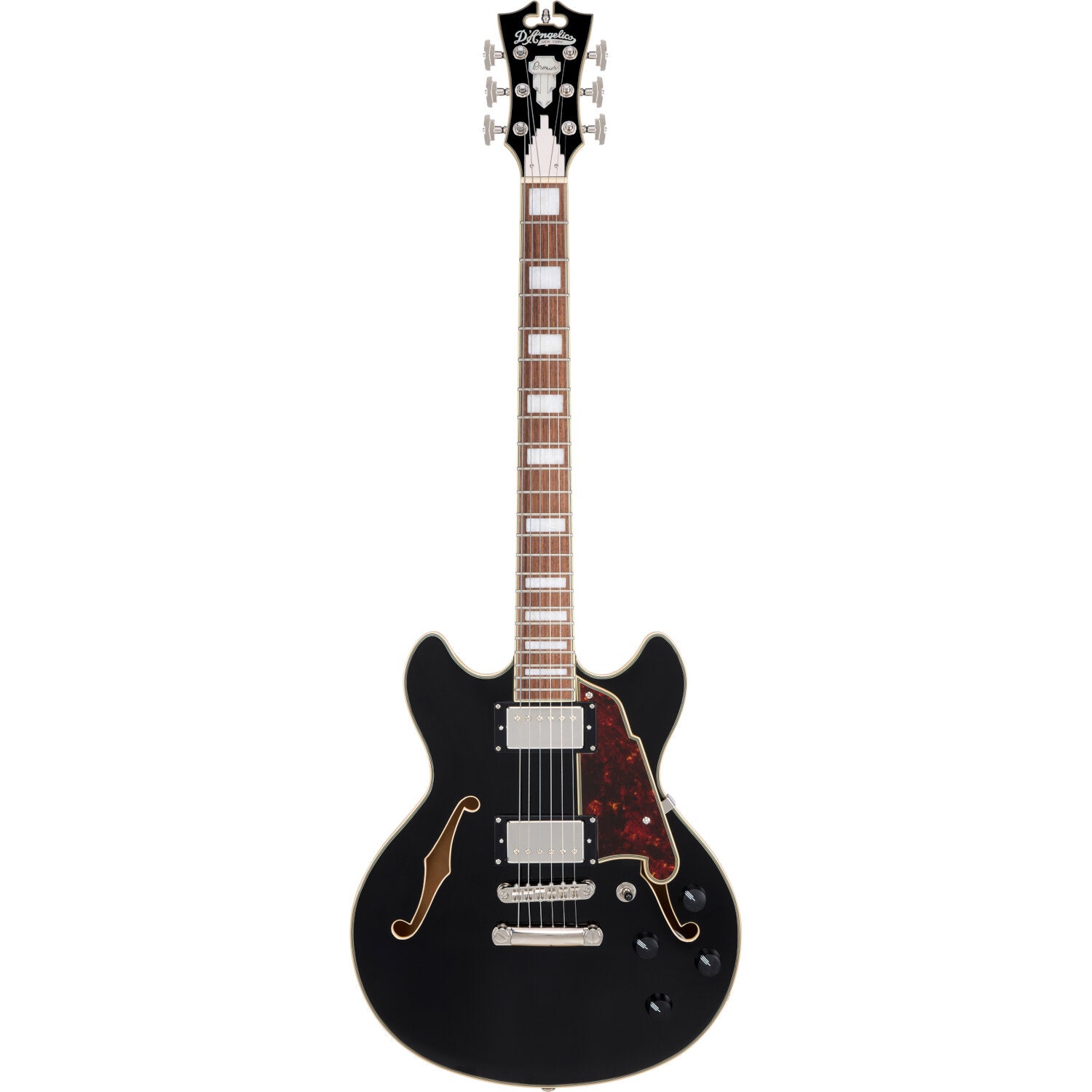 D'Angelico Premier Mini DC Solid Black
