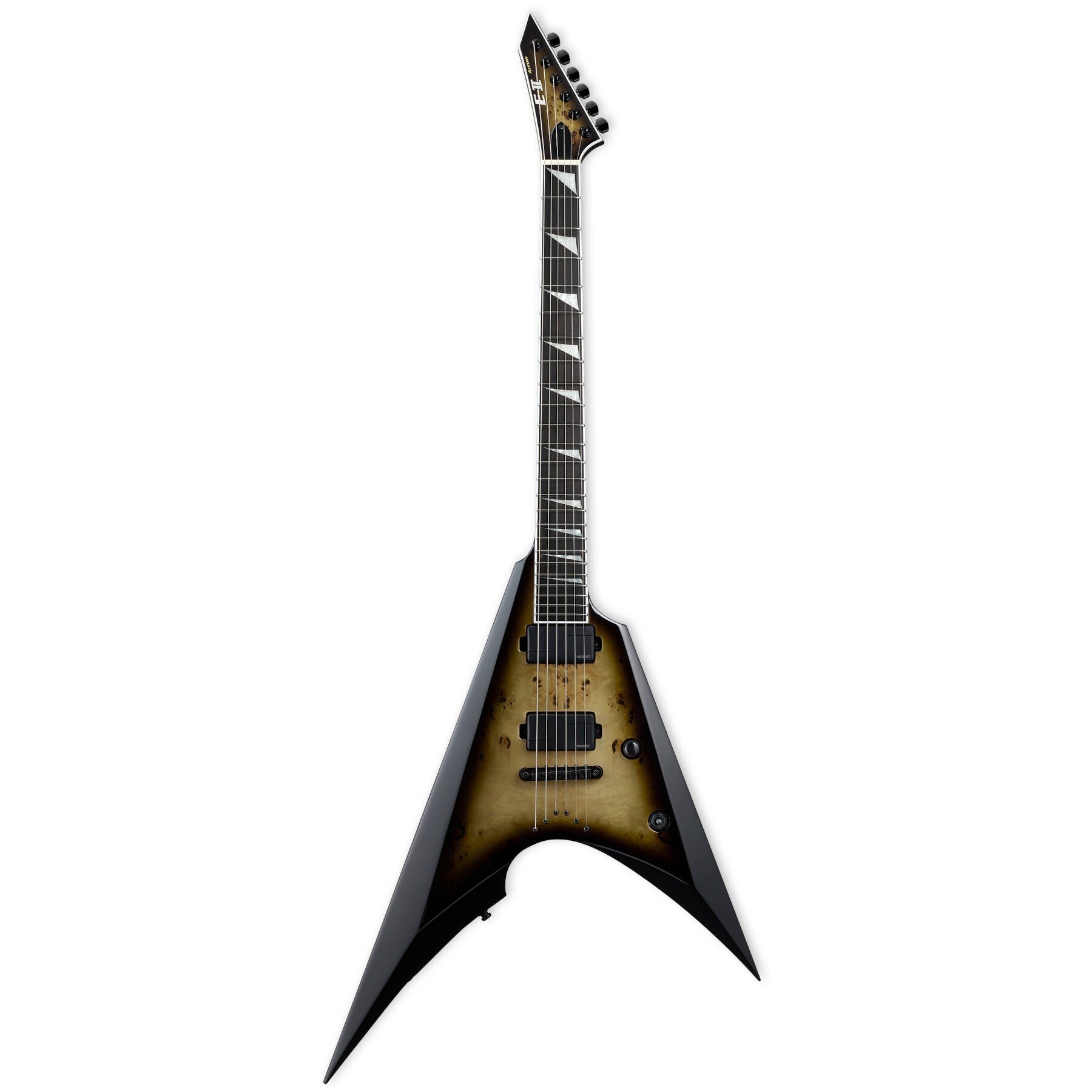 ESP E-II Arrow NT Nebula Black Burst