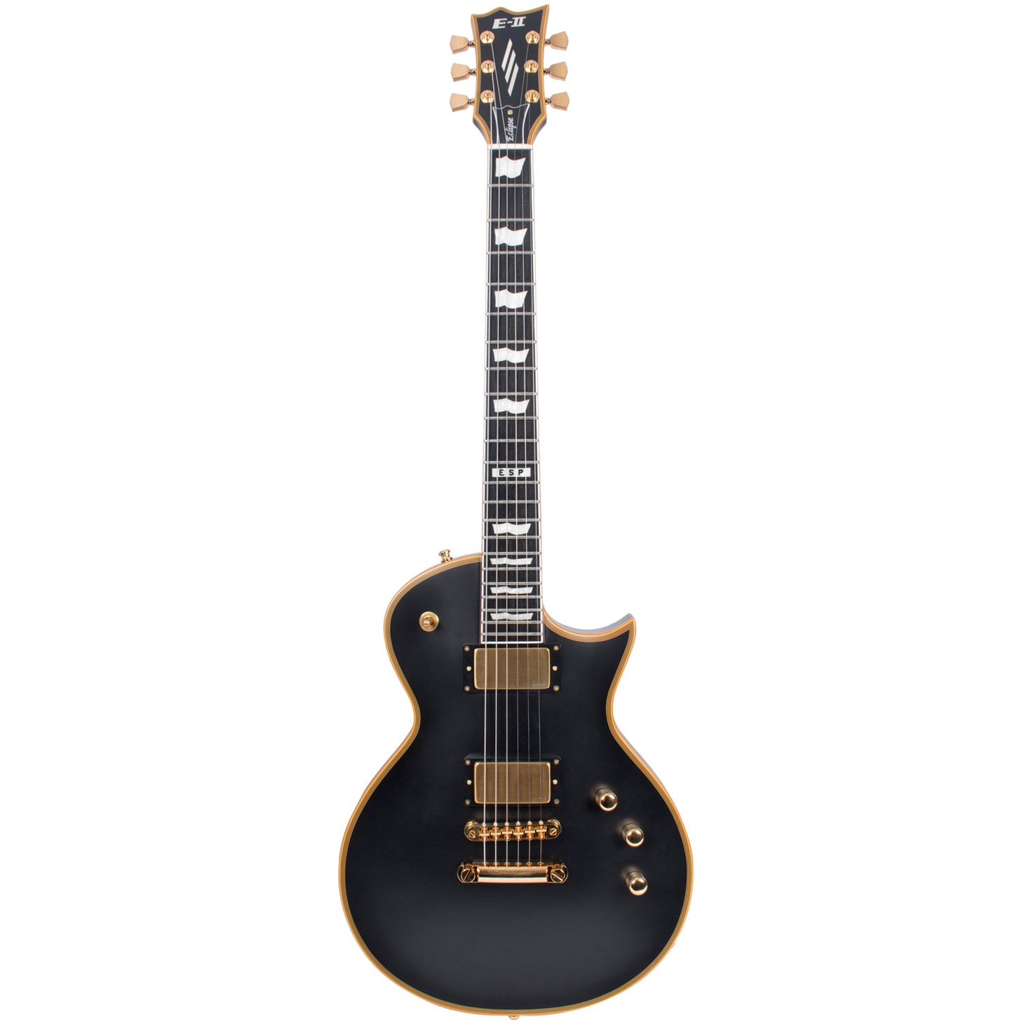 ESP E-II Eclipse DB Vintage Black elektrische gitaar met koffer