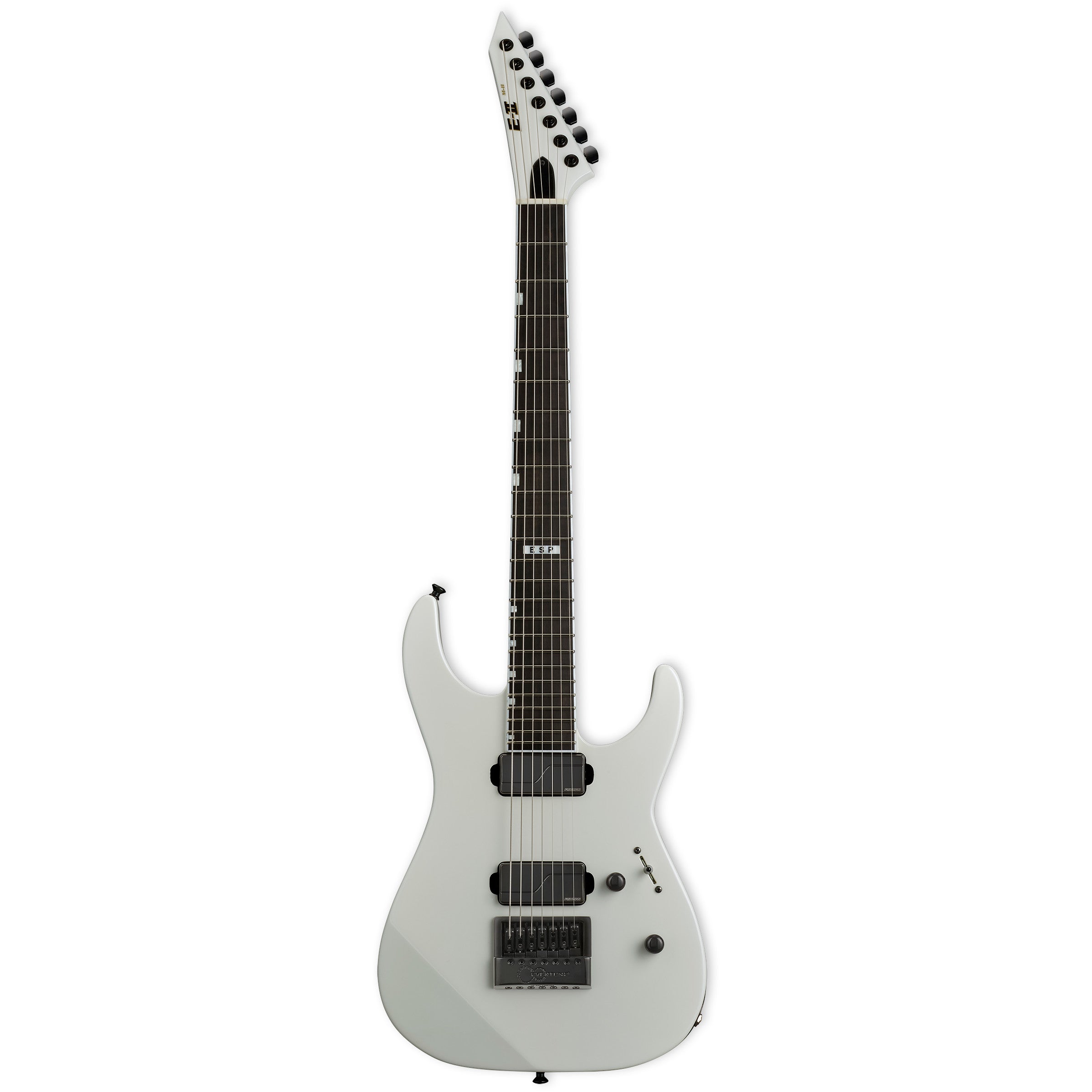 ESP E-II M-II 7B Baritone EverTune Pearl White