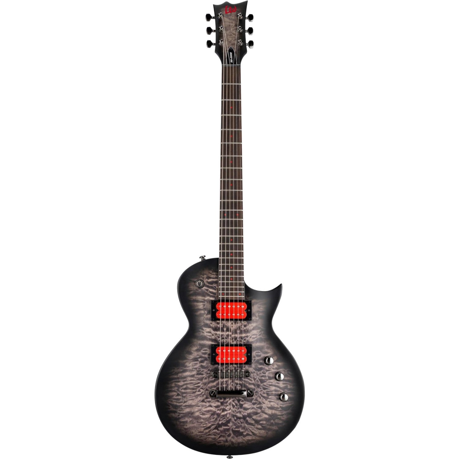 ESP LTD Ben Burnley Signature BB-200 Baritone QM See Thru Black Sunburst Satin