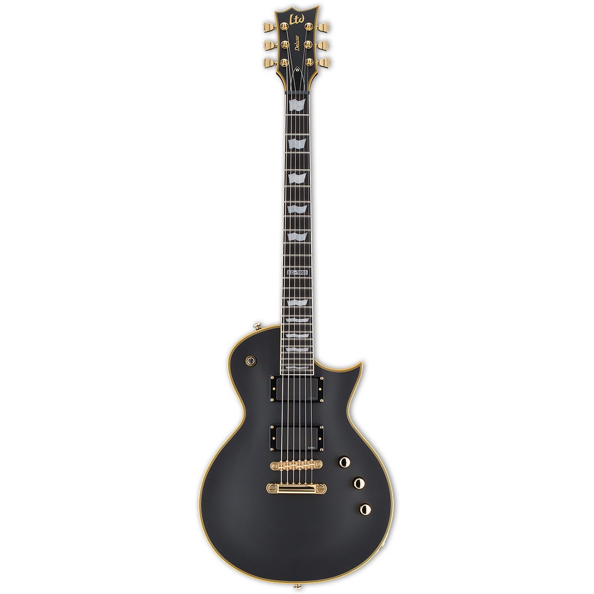 ESP LTD Deluxe EC-1000 EMG Vintage Black elektrische gitaar
