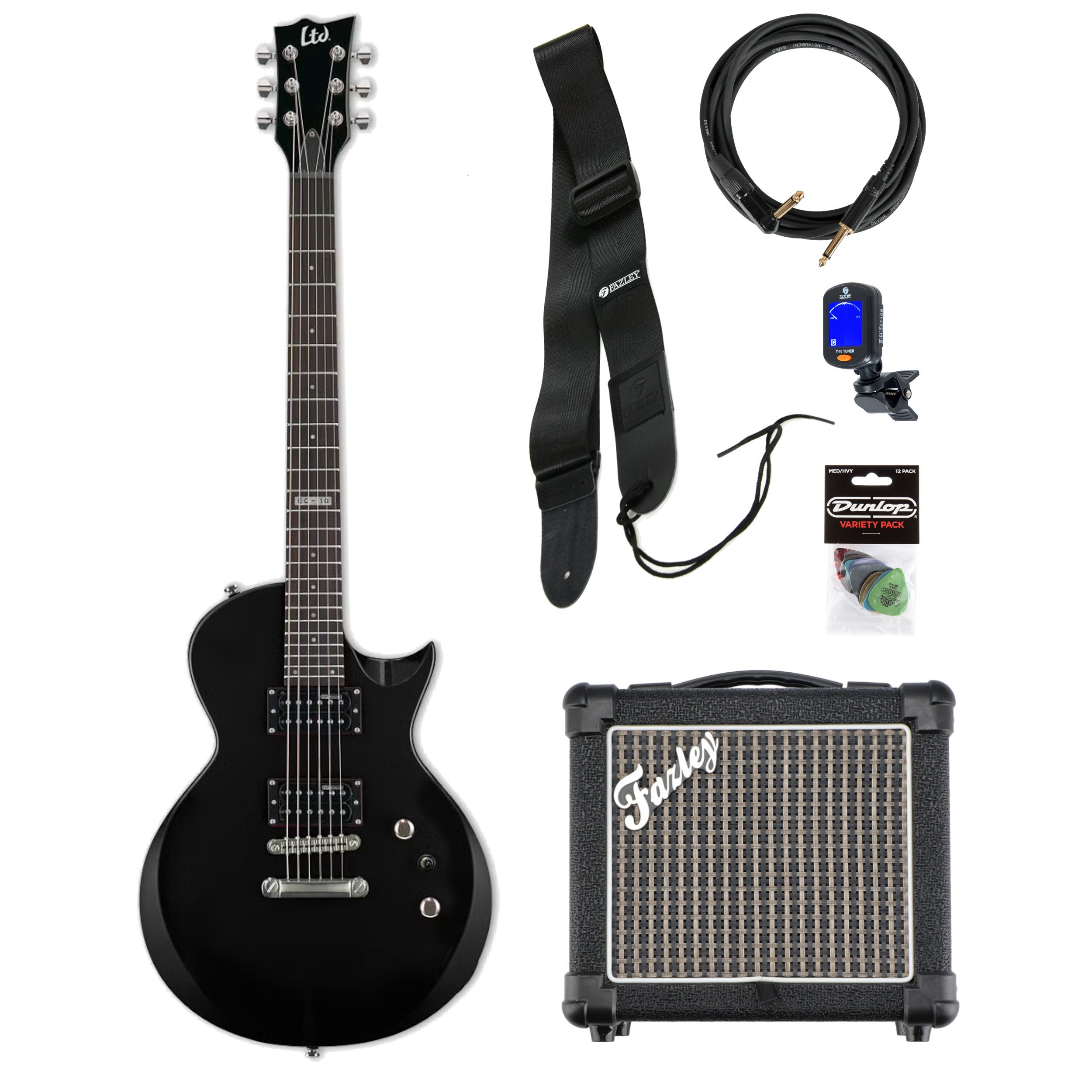 ESP LTD EC-10 Black starterset