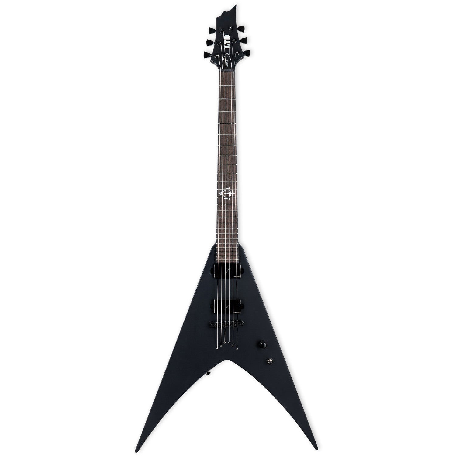 ESP LTD HEX-6 Black Satin Nergal signature