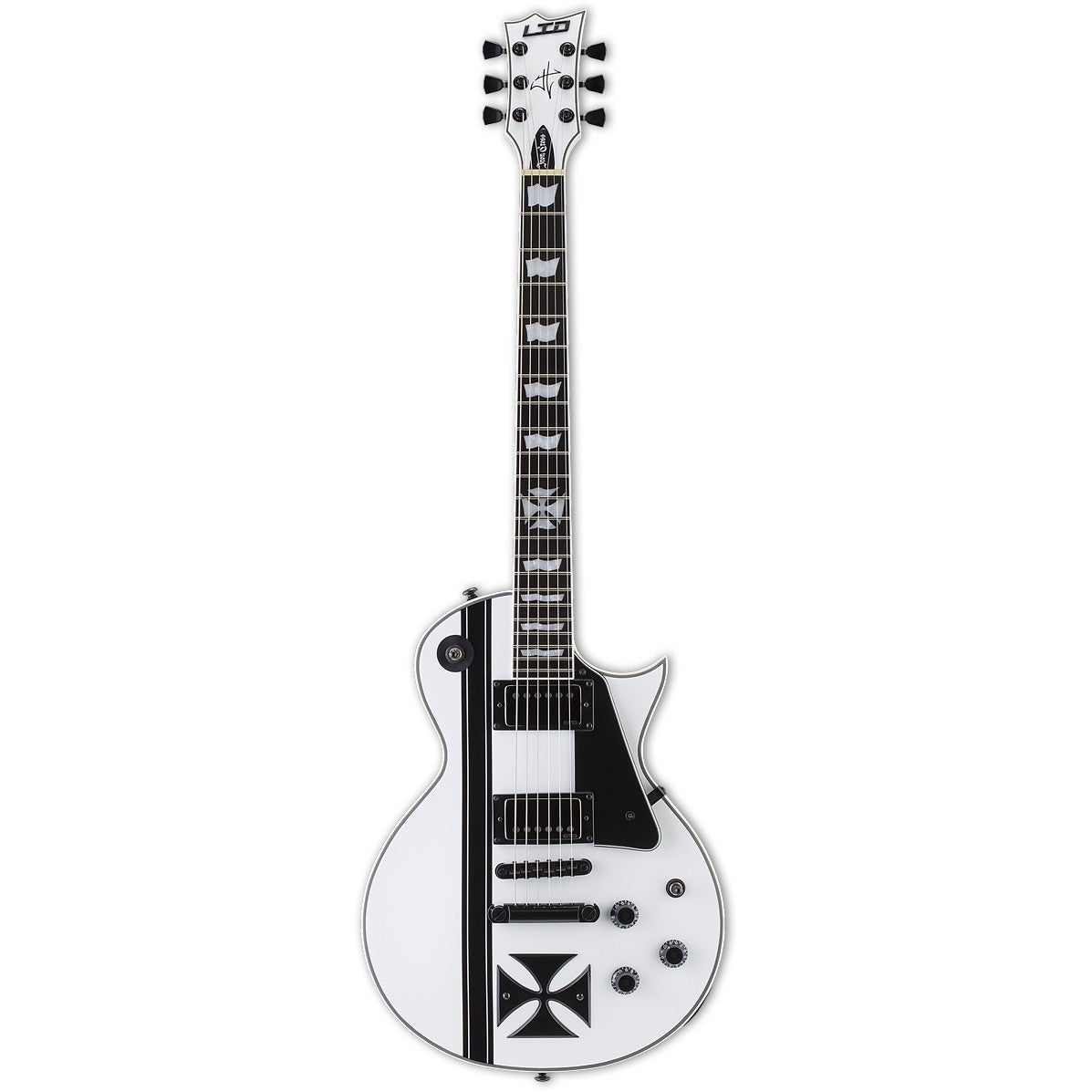 ESP LTD Iron Cross Snow White James Hetfield Signature