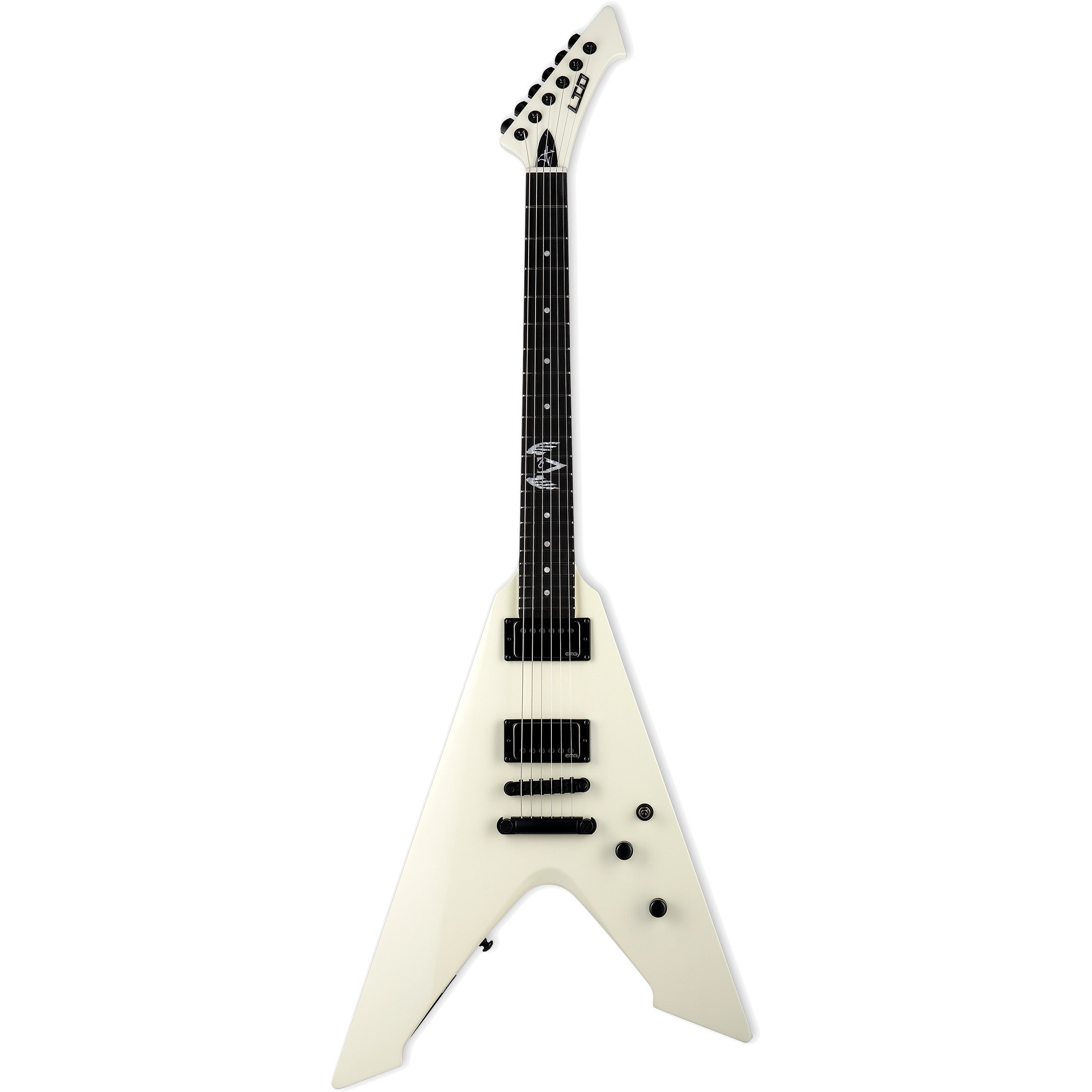 ESP LTD James Hetfield Signature Vulture Olympic White