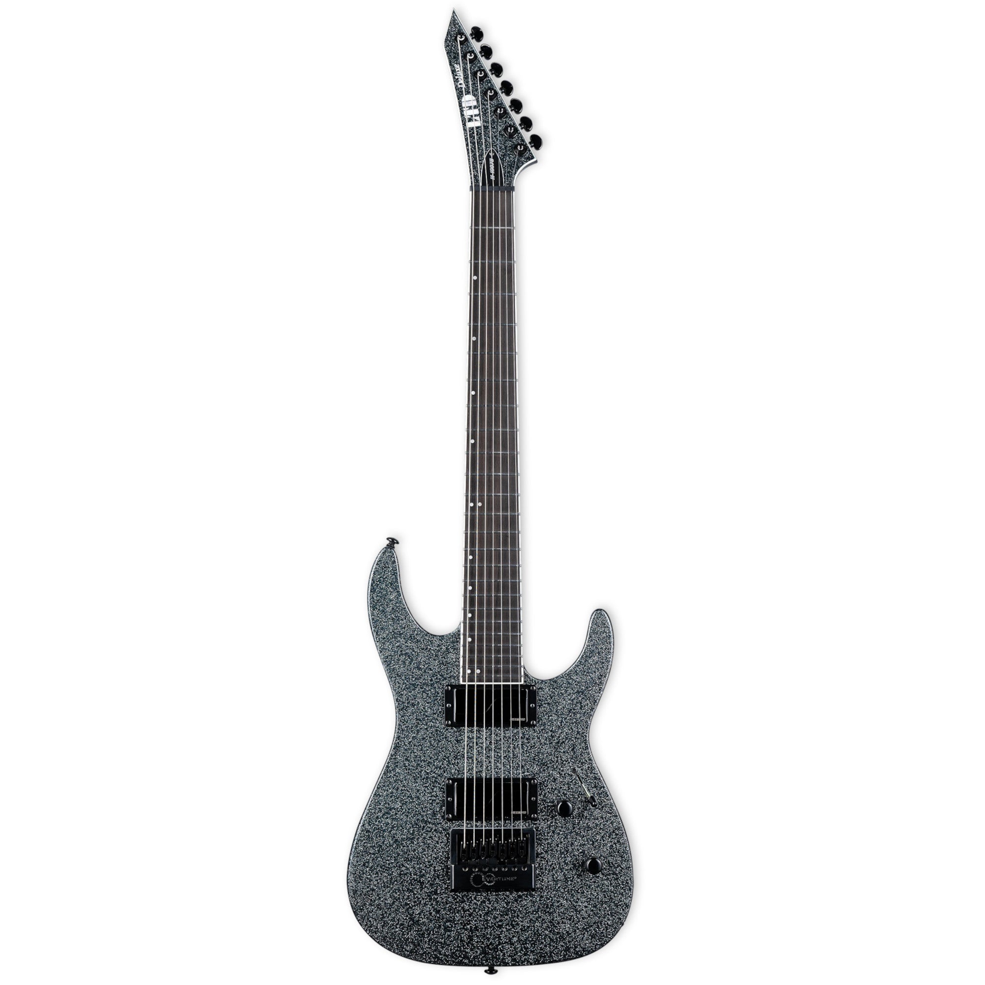 ESP LTD M-1007 Baritone Evertune Granite Sparkle 7-snarige elektrische baritongitaar