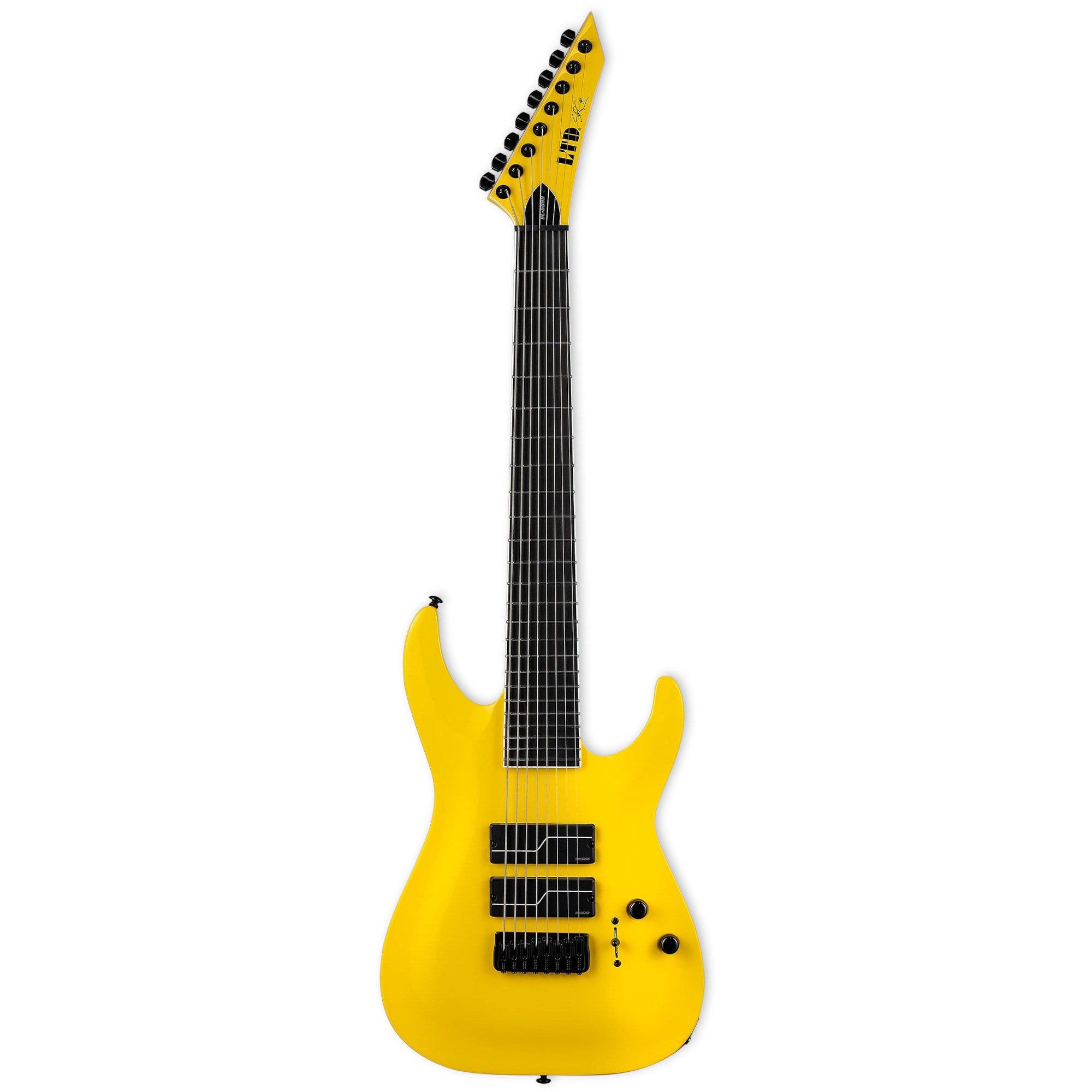 ESP LTD Stephen Carpenter Signature SC-608 Baritone Yellow