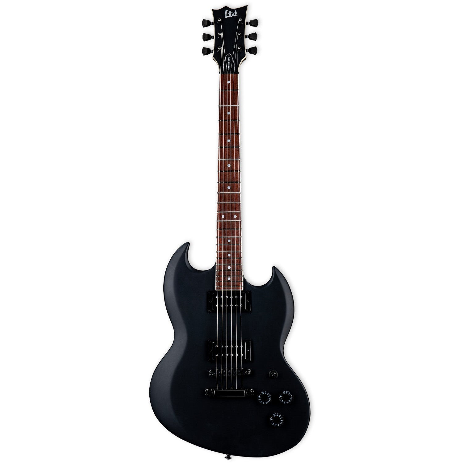 ESP LTD Volsung-200 Black Satin Lars Frederiksen Signature