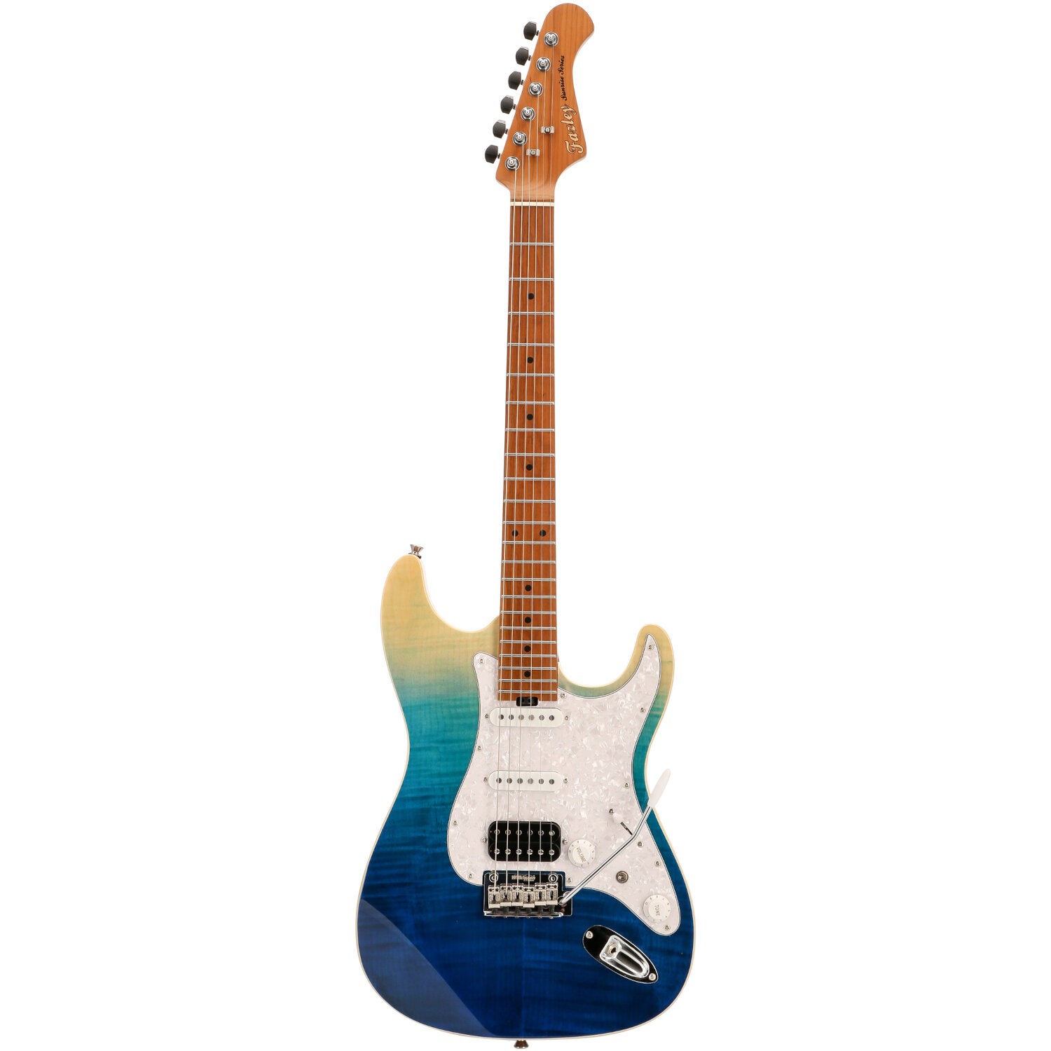 Fazley Sunrise Series Shore Blue Ocean Fade