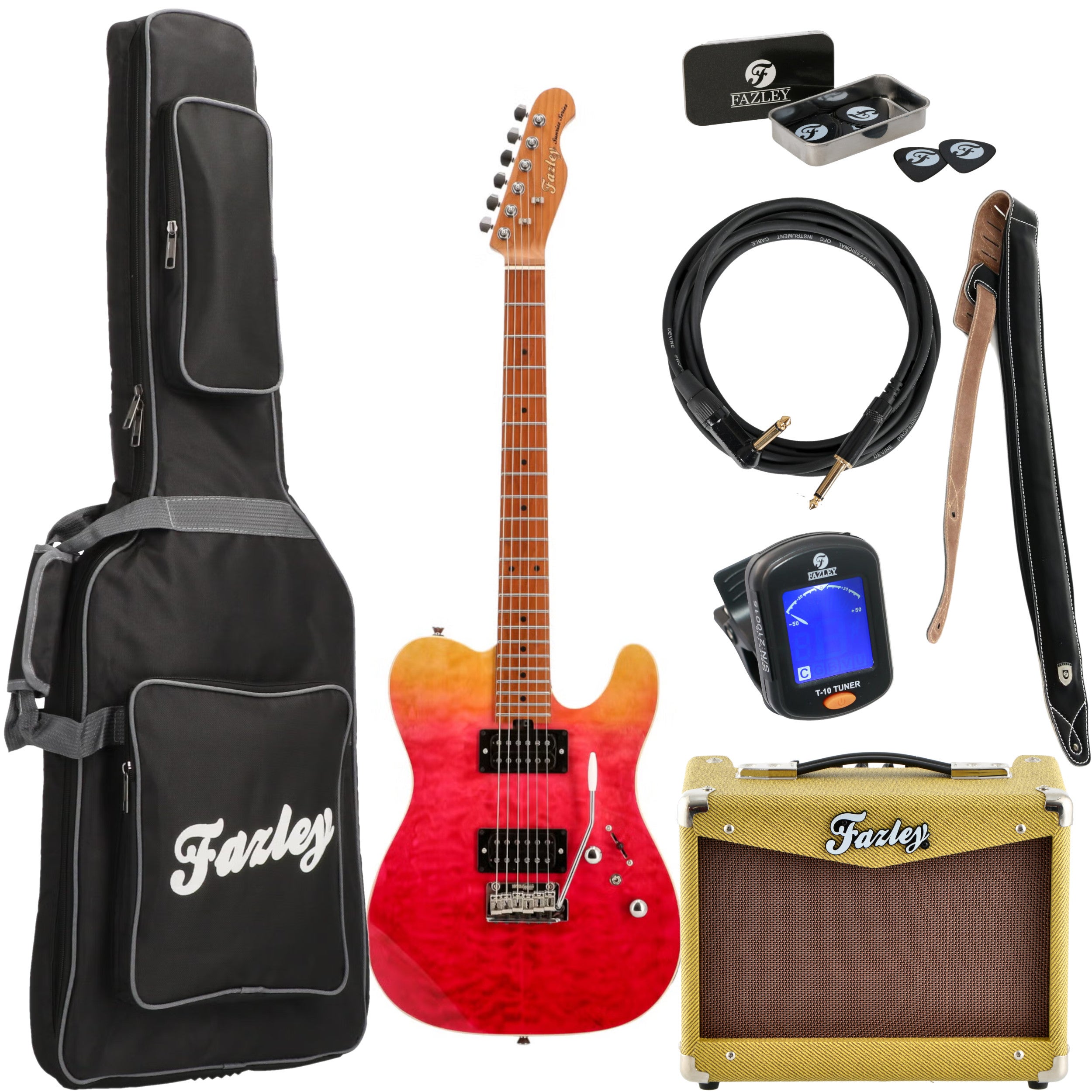 Fazley Sunrise Series Tide Red Sea Fade starterset