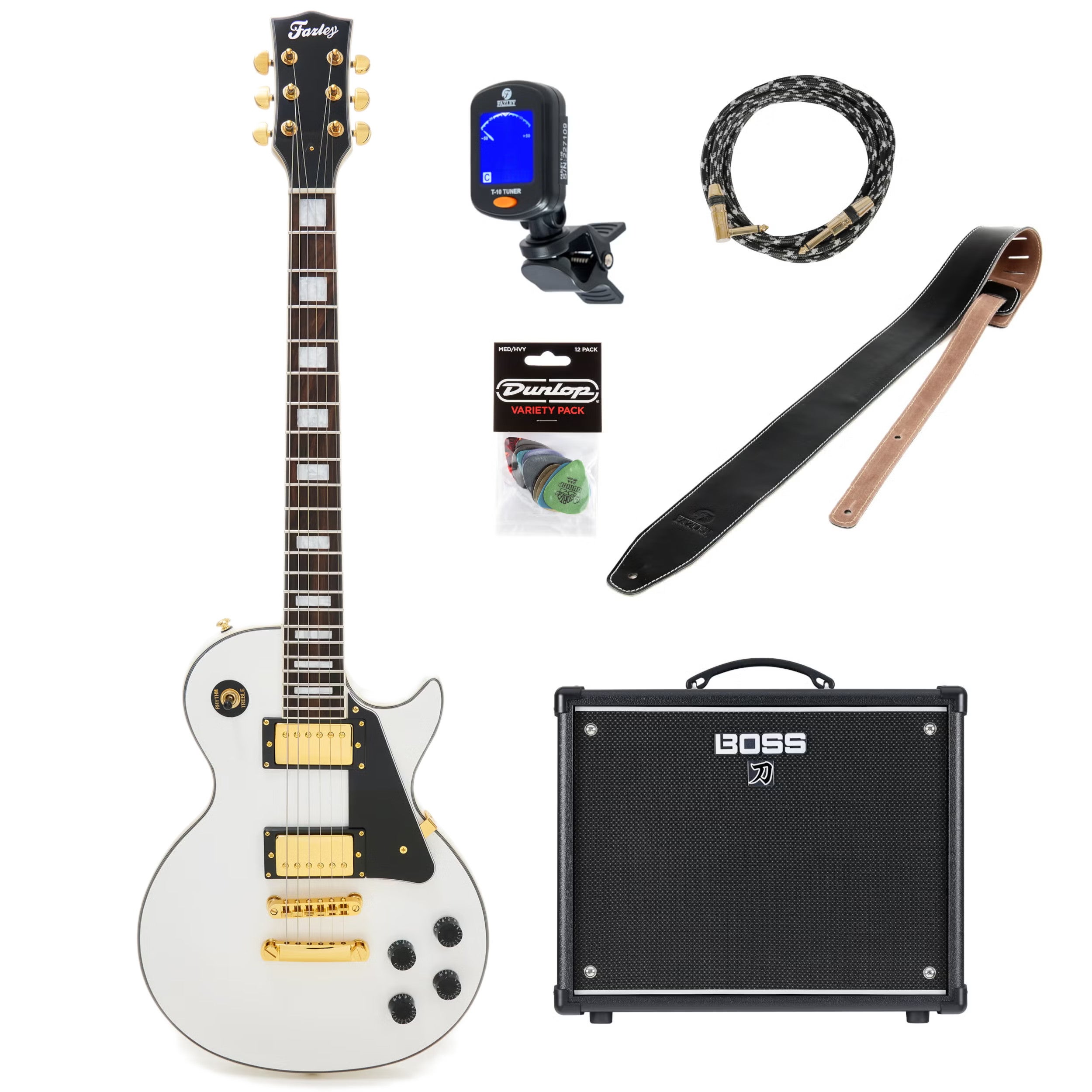 Fazley Vintage Series Lestoria Custom Alpine White starterset