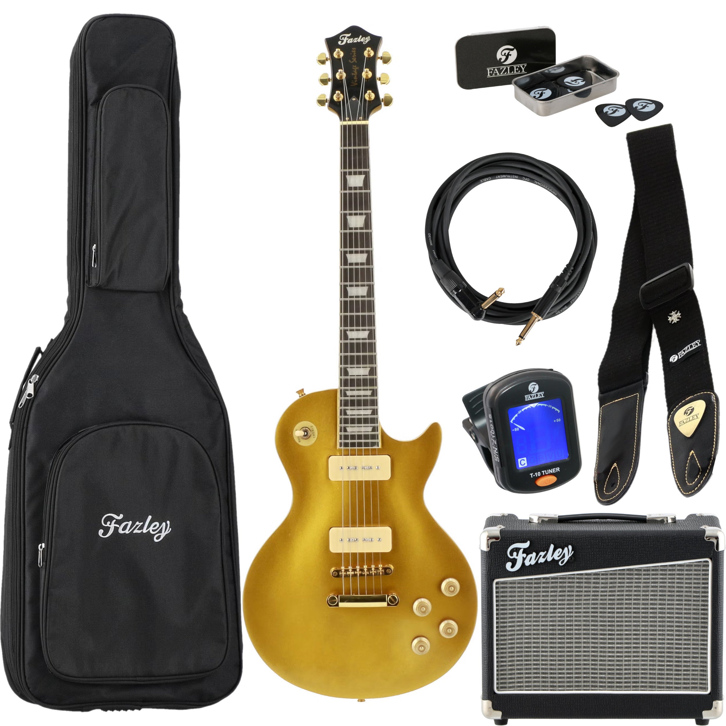 Fazley Vintage Series Midas FLP318GD Gold Top