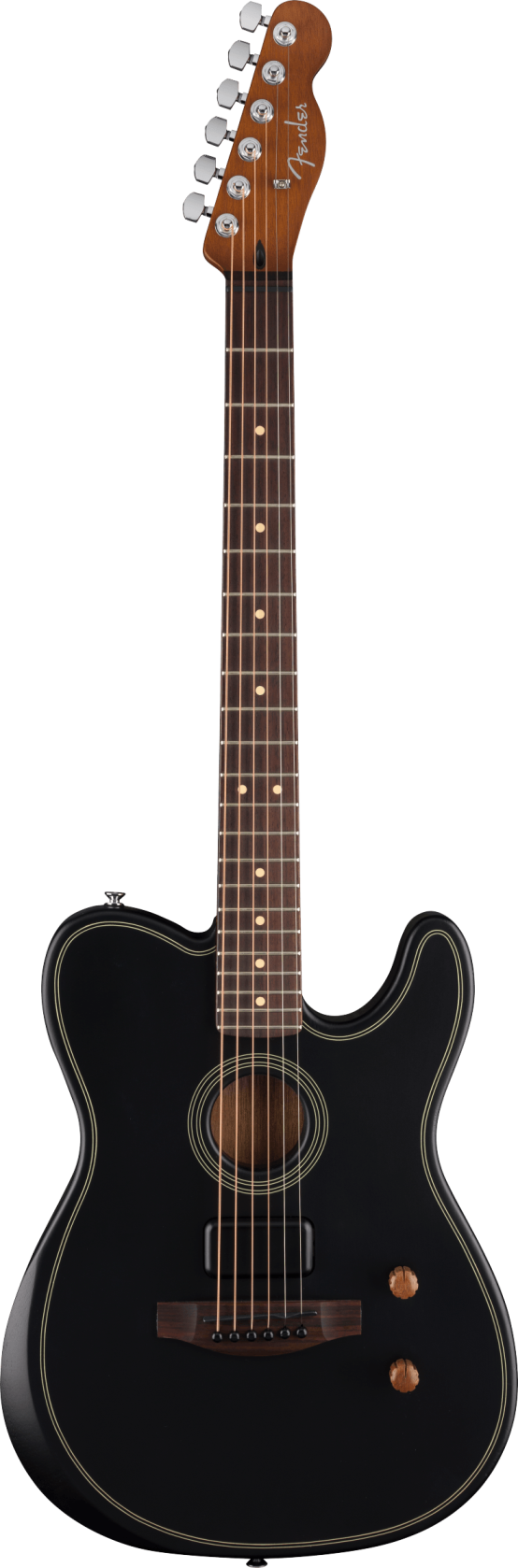 Fender Acoustasonic Standard Telecaster, Black RW
