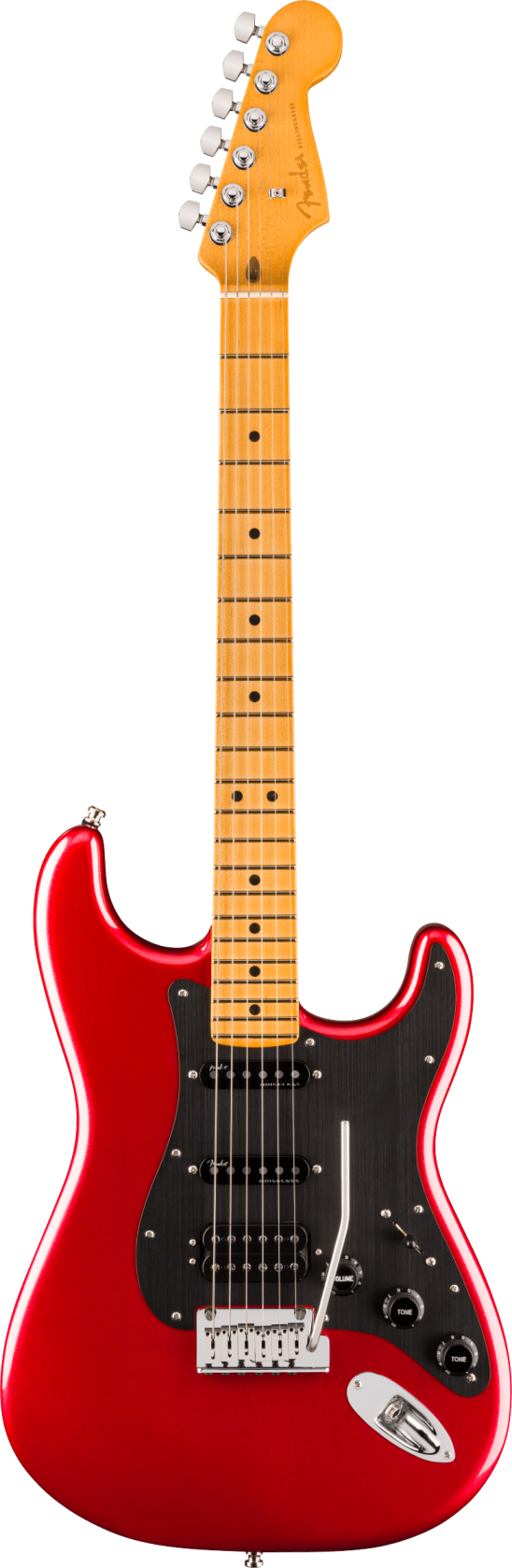 Fender American Ultra II Stratocaster HSS, Sinister Red MN