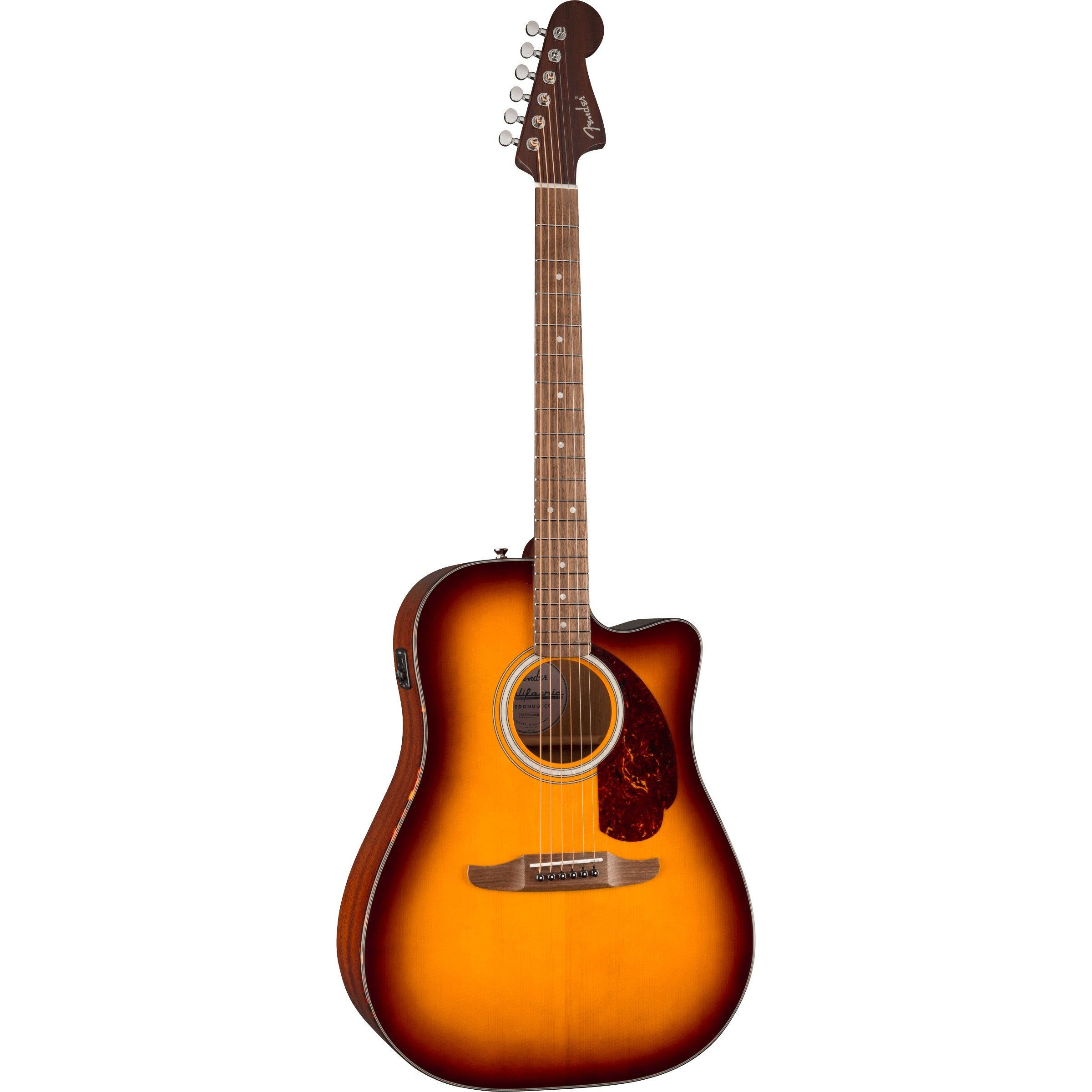 Fender California Deluxe Redondo CE WN Honey Sunburst