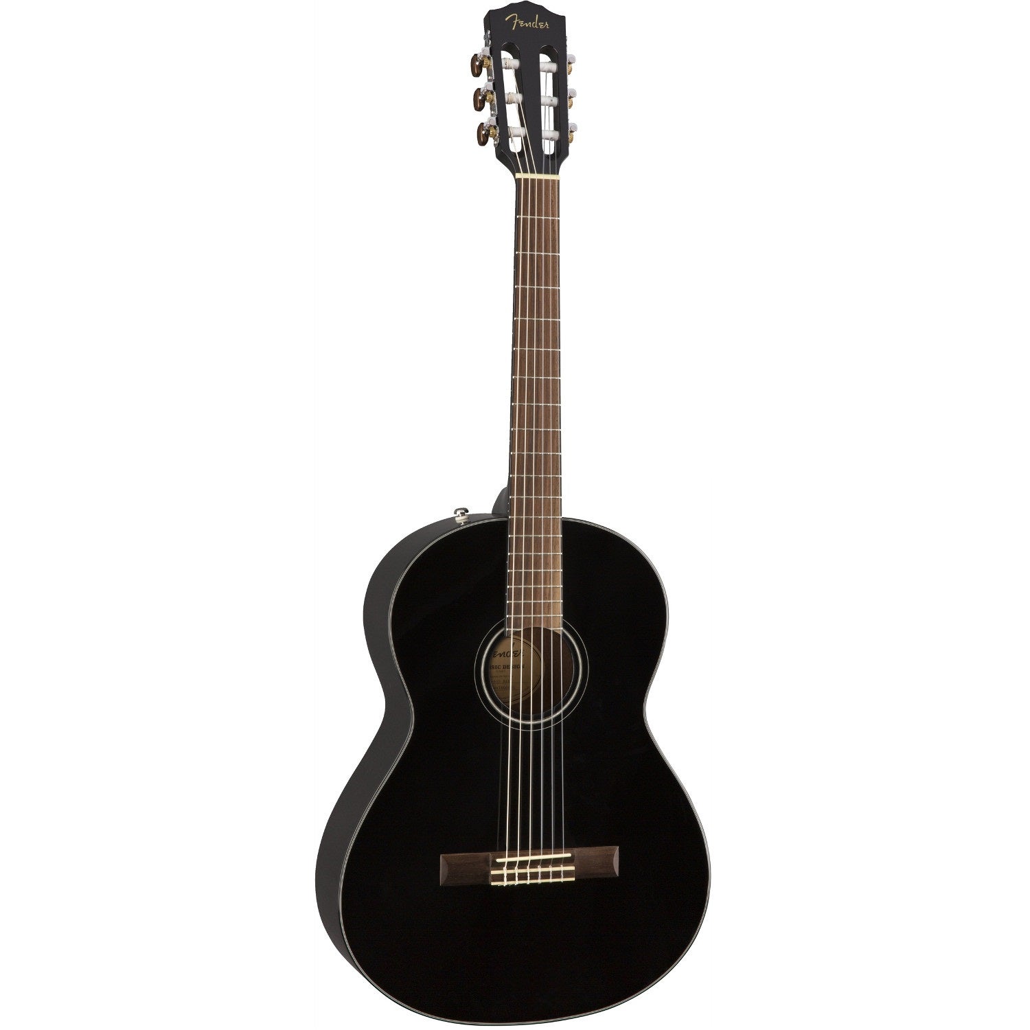 Fender Classic Design CN-60S Black klassieke gitaar