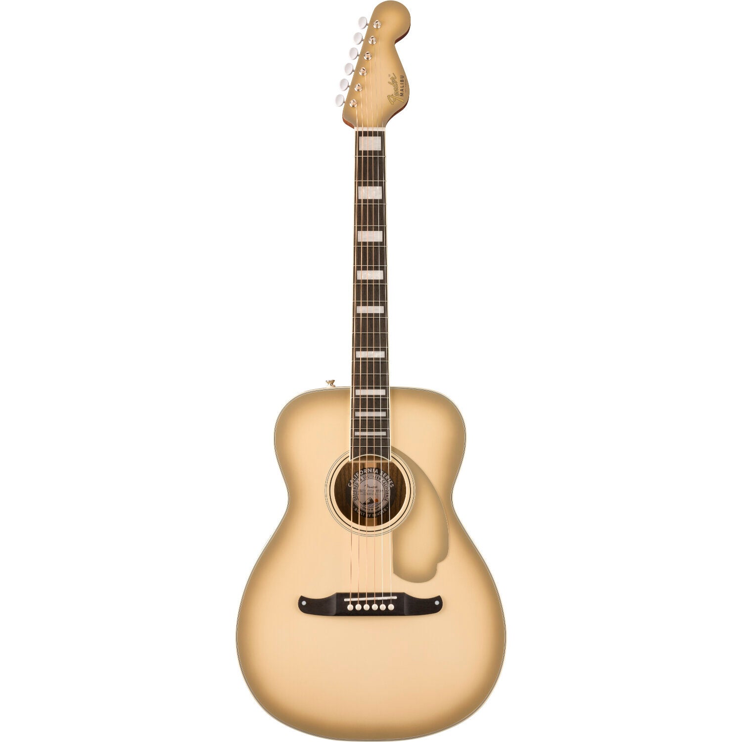 Fender Limited Edition California Vintage Malibu Antigua elektrisch-akoestische westerngitaar met koffer