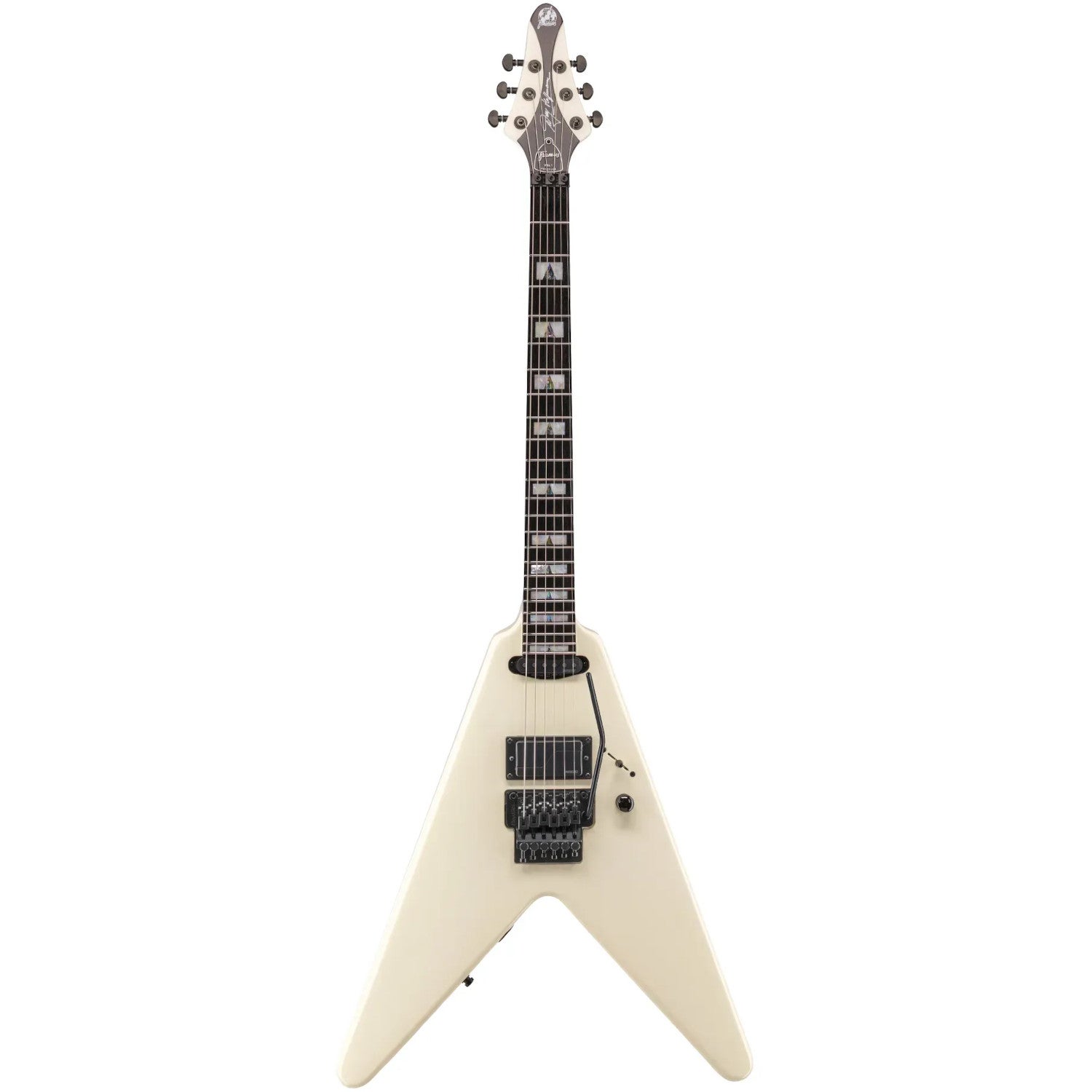 Framus Artist Line Shark Series WH-1 FR Solid Creme White elektrische gitaar met gigbag