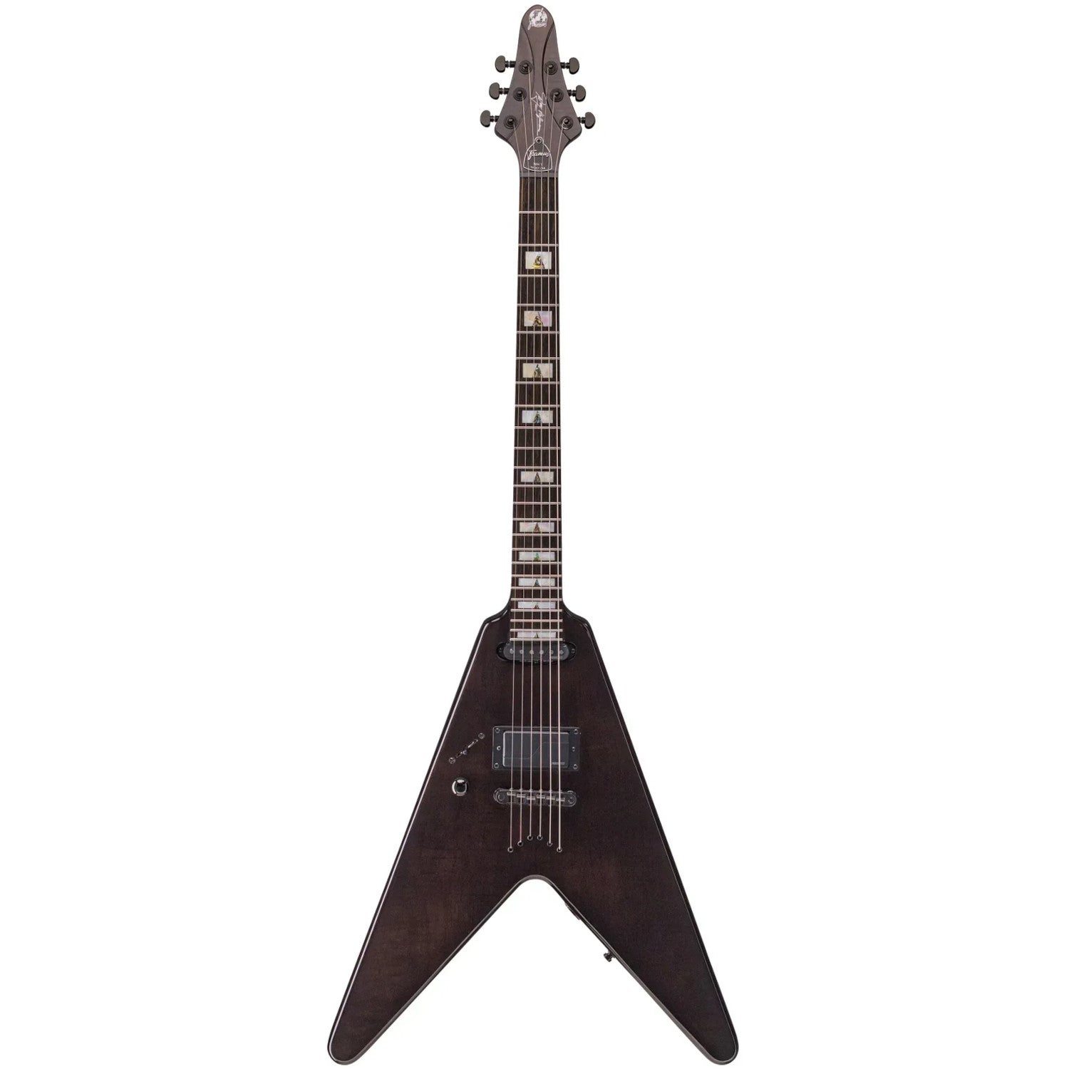Framus Artist Line Shark Series WH-1 TOM Lefthand Nirvana Black Transparent