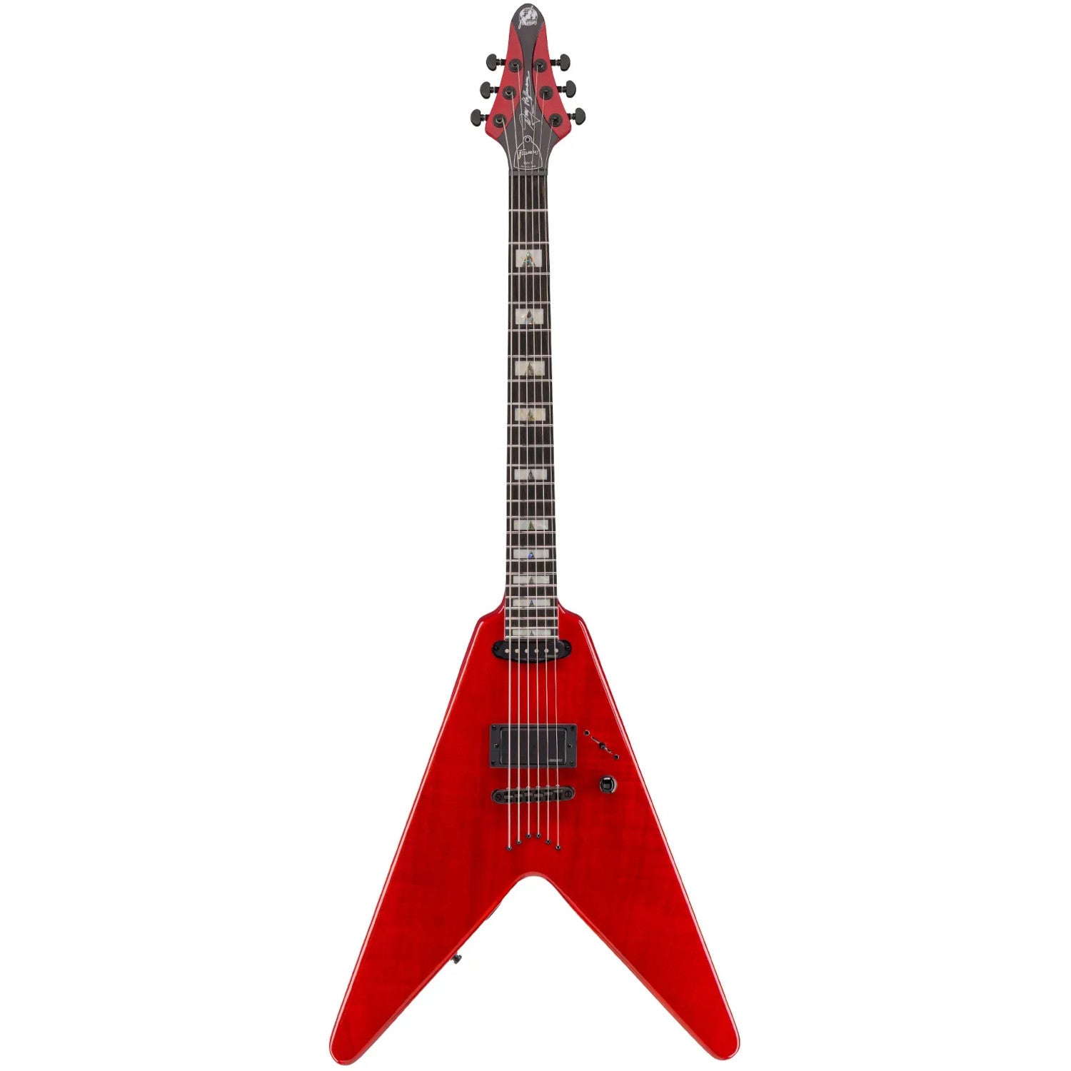 Framus Artist Line Shark Series WH-1 TOM Majesty Red Blackburst Transparent