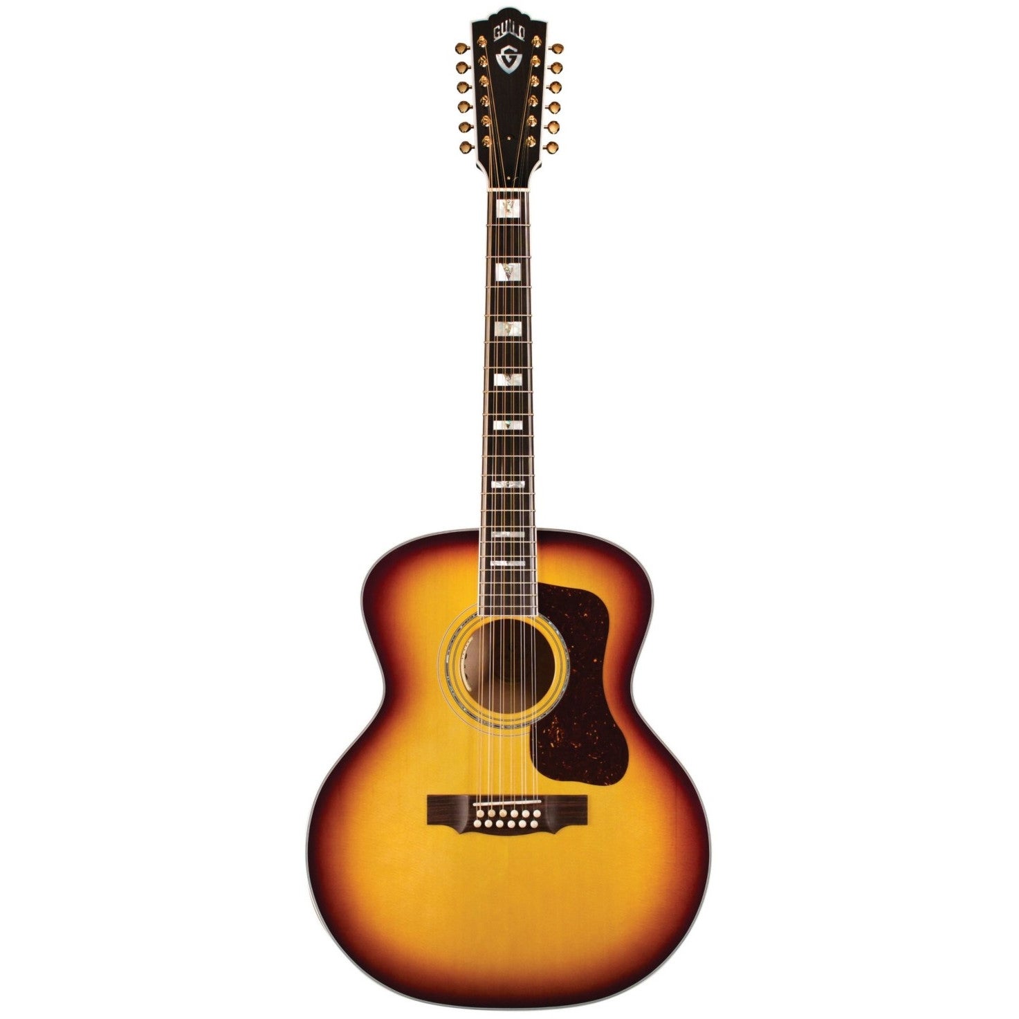 Guild USA F-512E Maple Antique Burst
