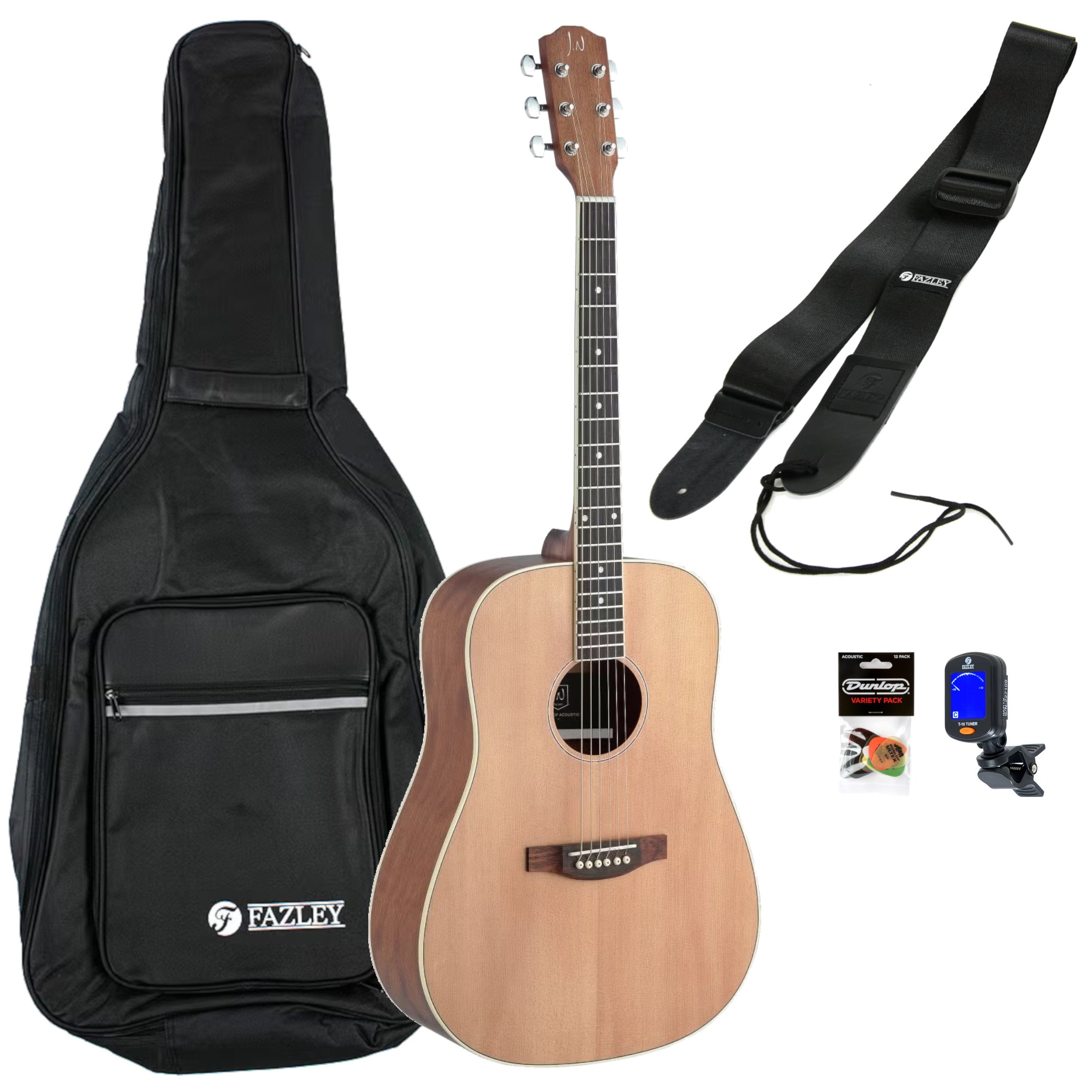 J.N Guitars Asyla Series ASY-D westerngitaar starterset