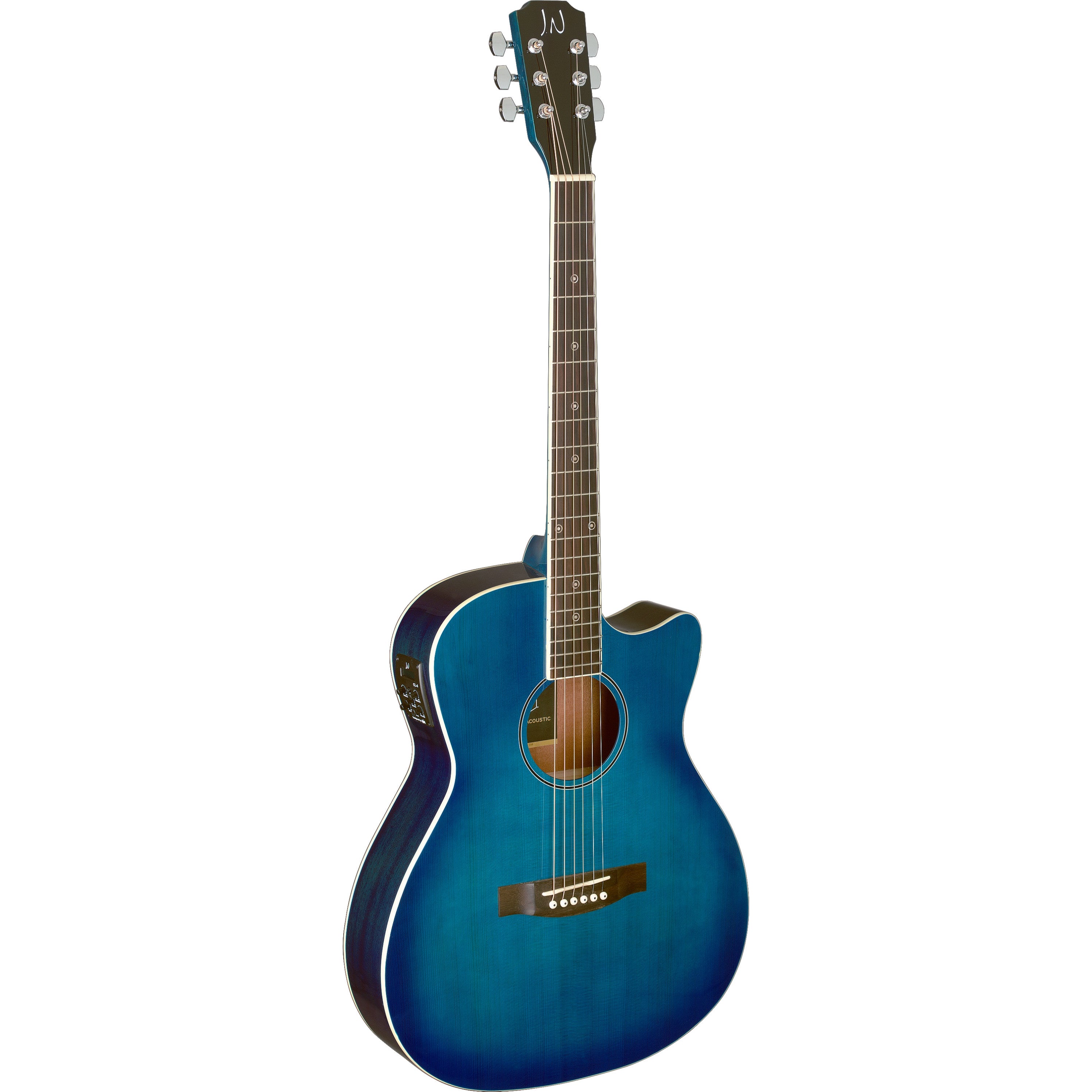 J.N Guitars Bessie BES-ACE Transparent Blue Burst