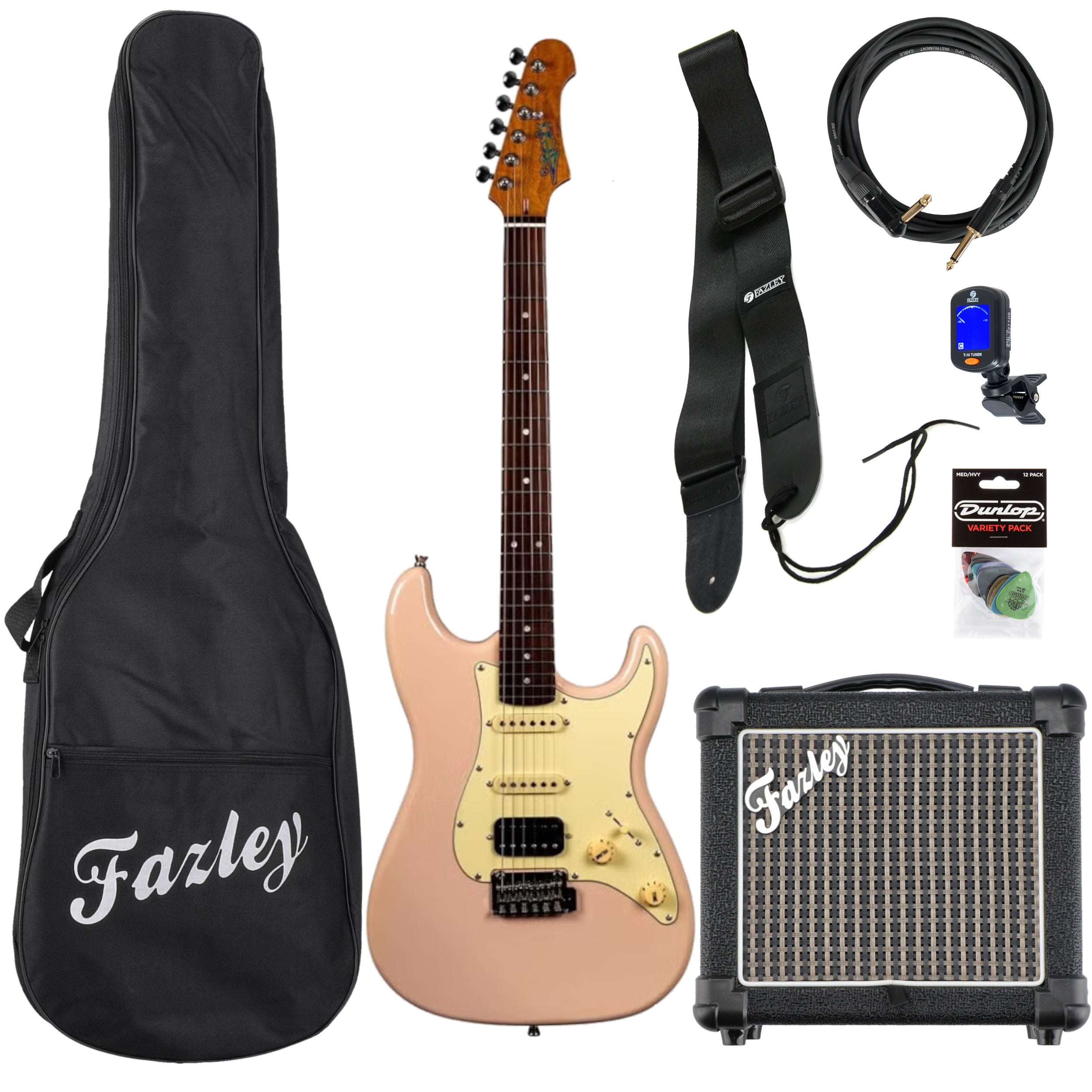 JET Guitars JS-400 Pink RW starterset