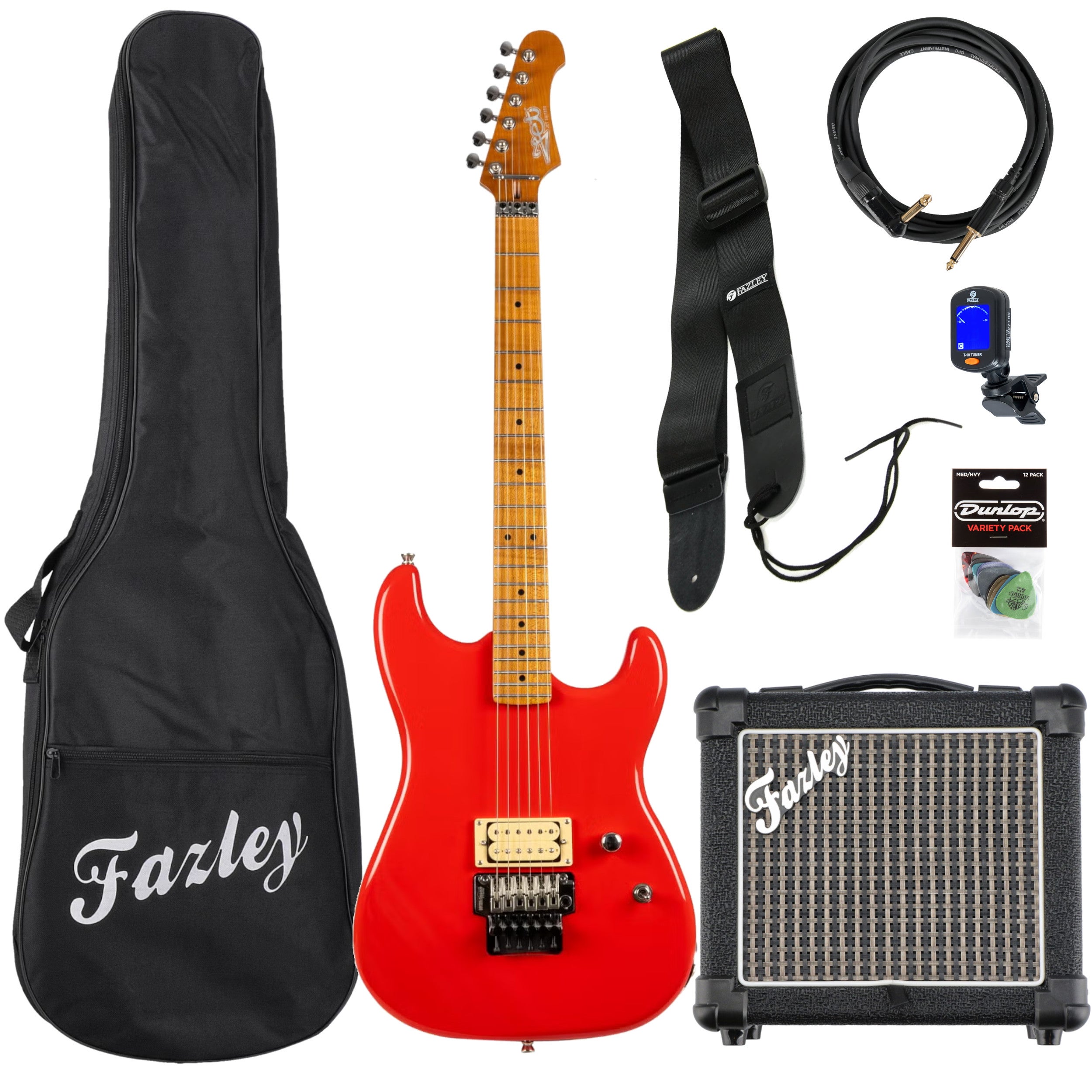 JET Guitars JS-700 Red elektrische gitaar starterset