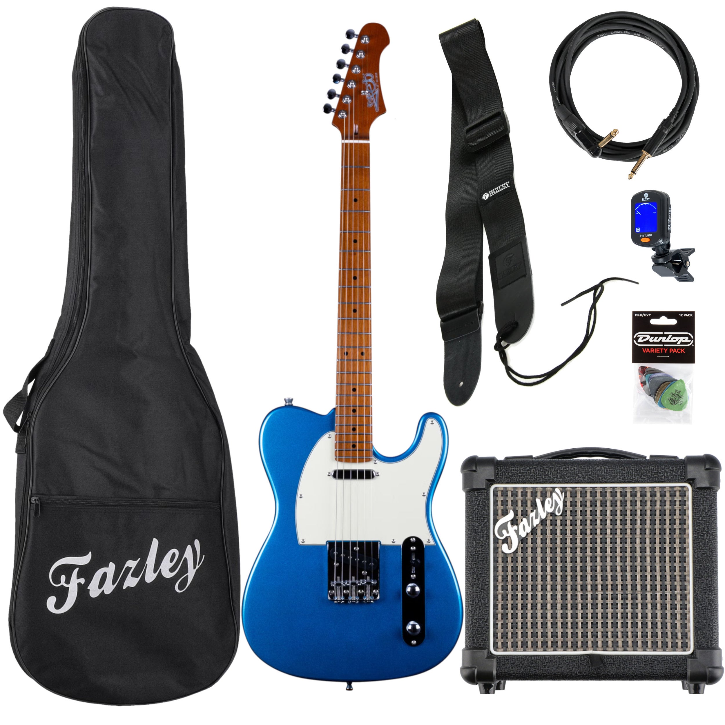 JET Guitars JT-300 Blue elektrische gitaar starterset