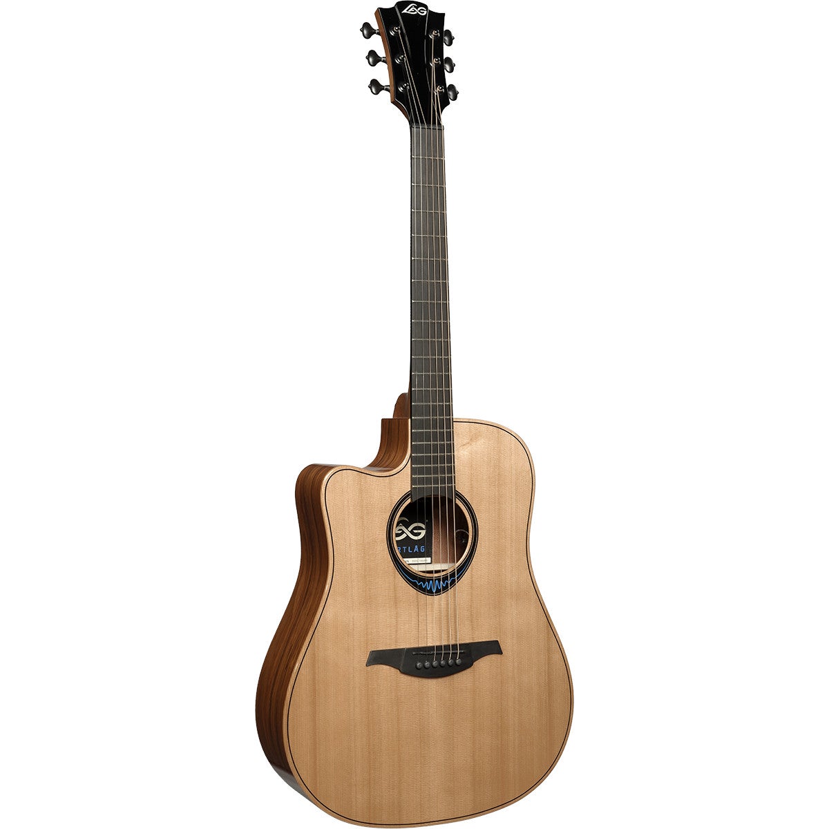 LAG Guitars BlueWave 2 TLBW2DCE Dreadnought LH E/A