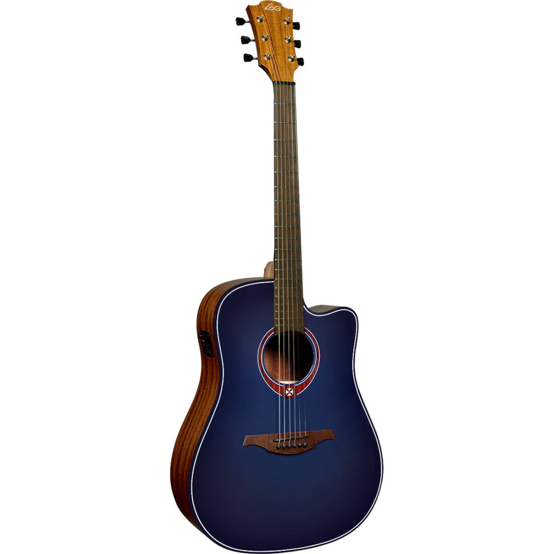 LAG Guitars Tramontane Special Edition Dreadnought T-BLUE-DCE