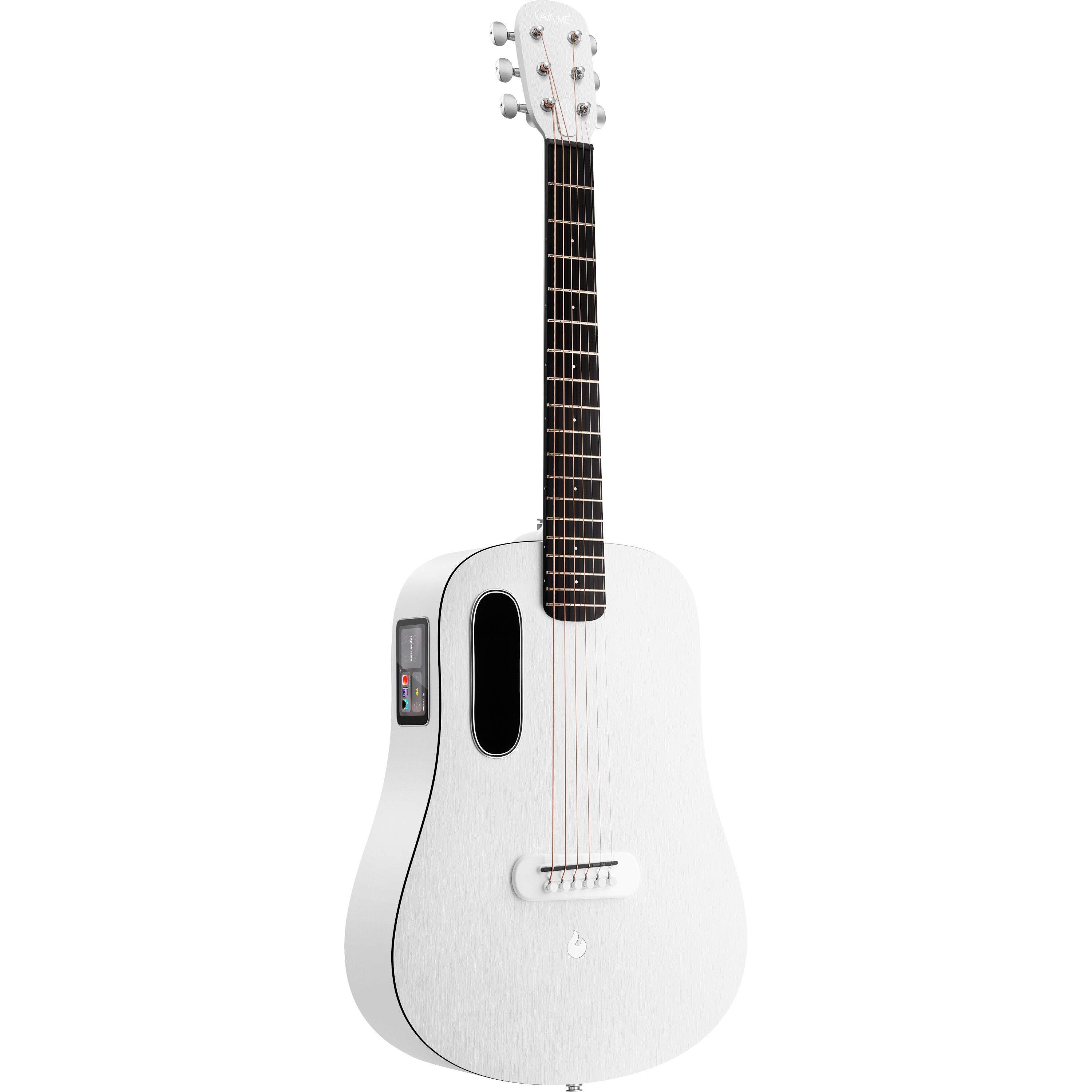 LAVA Music ME Play 36" Sail White elektrisch-akoestische smart westerngitaar met Lite Bag