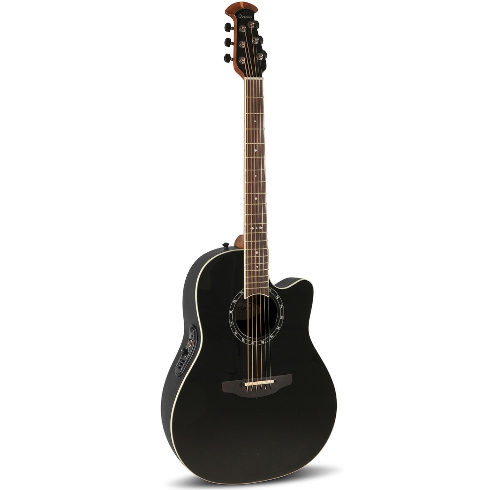 Ovation 2771AX-5-G Pro Series Balladeer Deep Contour Cutaway Black