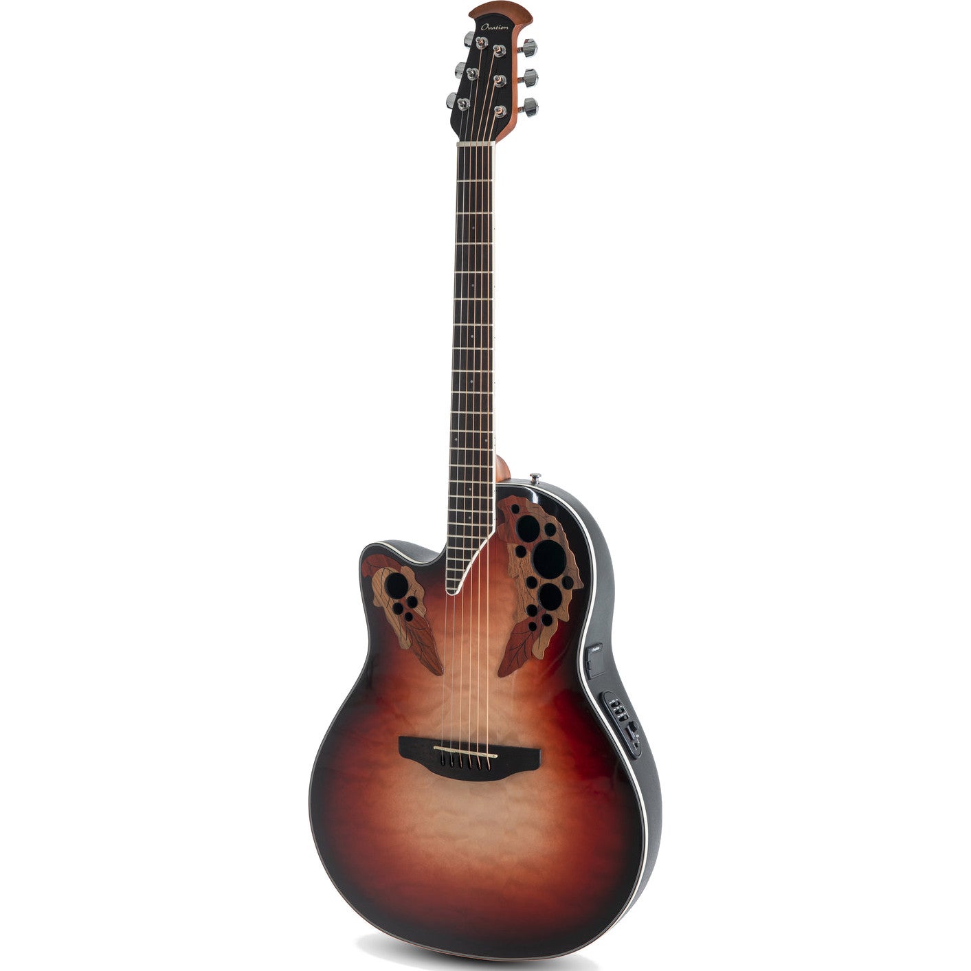 Ovation CE44LX-1R Celebrity Elite Exotic Ruby Burst