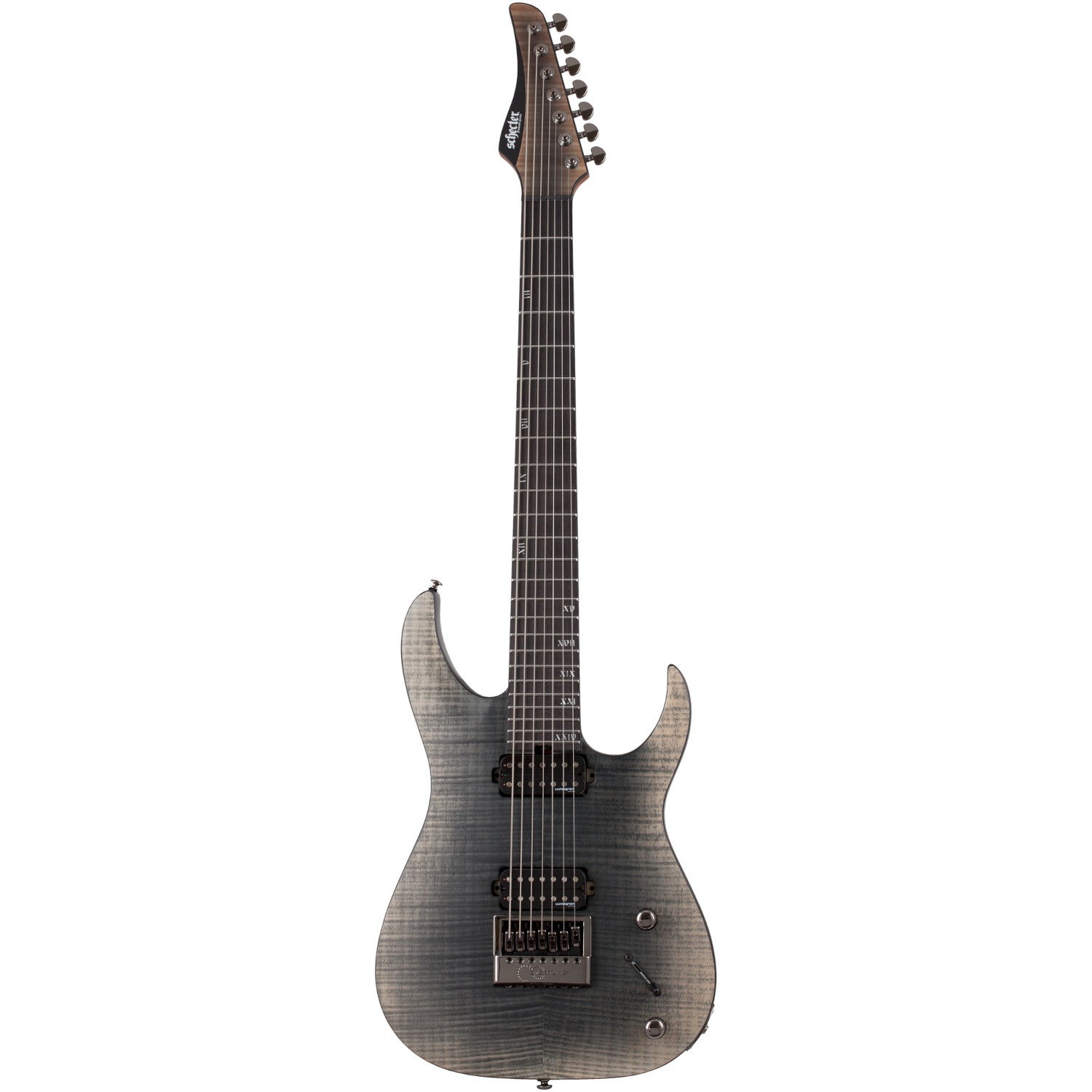 Schecter Banshee Mach 7 Evertune Fallout Burst elektrische gitaar