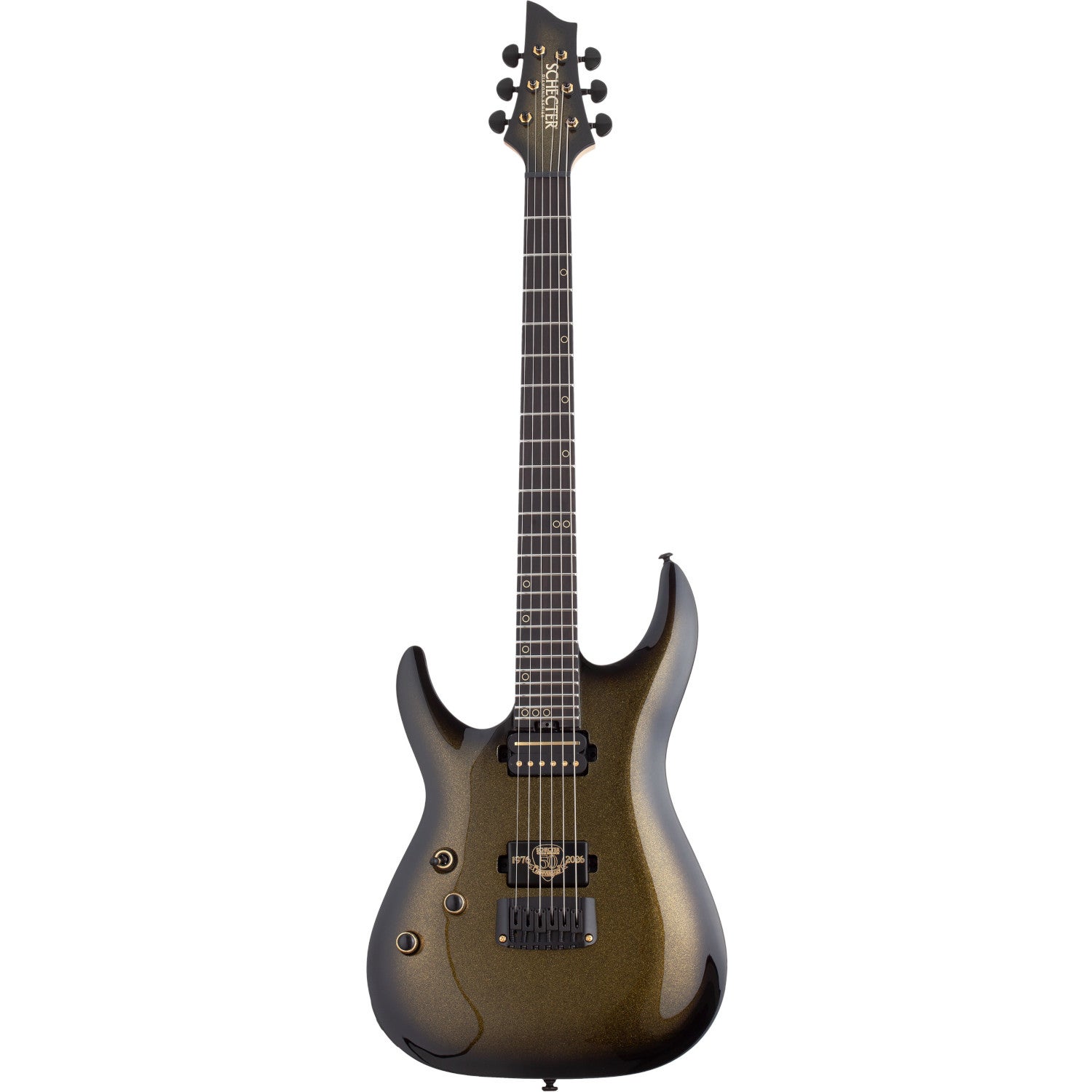 Schecter C-1 50th Anniversary 50th Gold Burst LH