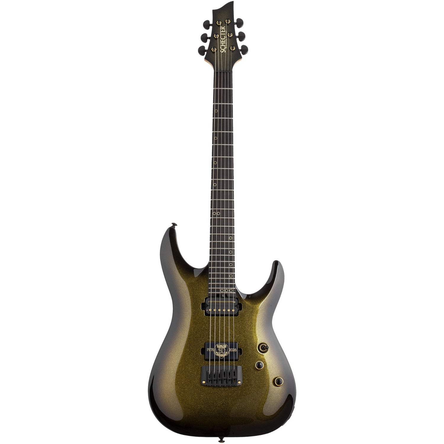 Schecter C-1 50th Anniversary 50th Gold Burst