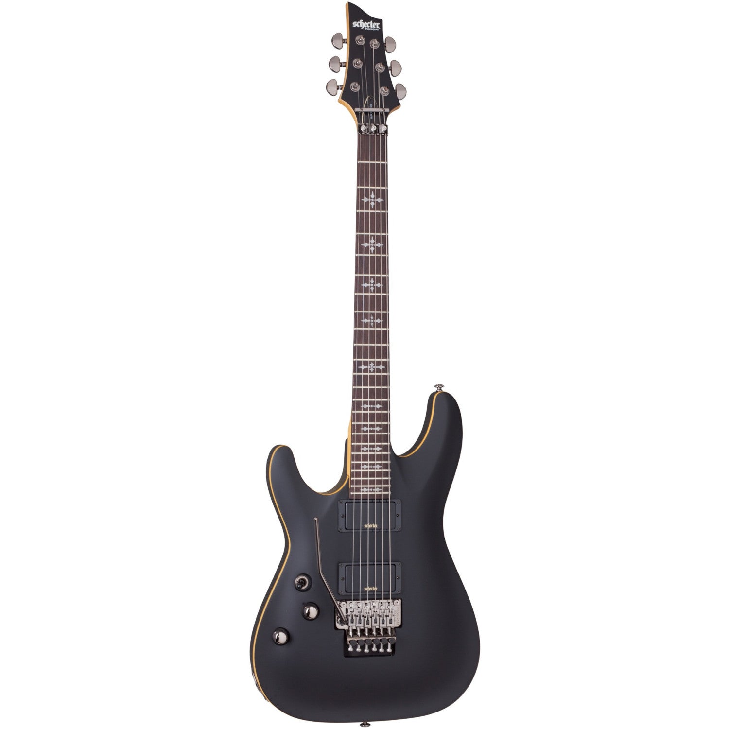 Schecter Demon 6 FR Aged Black Satin LH
