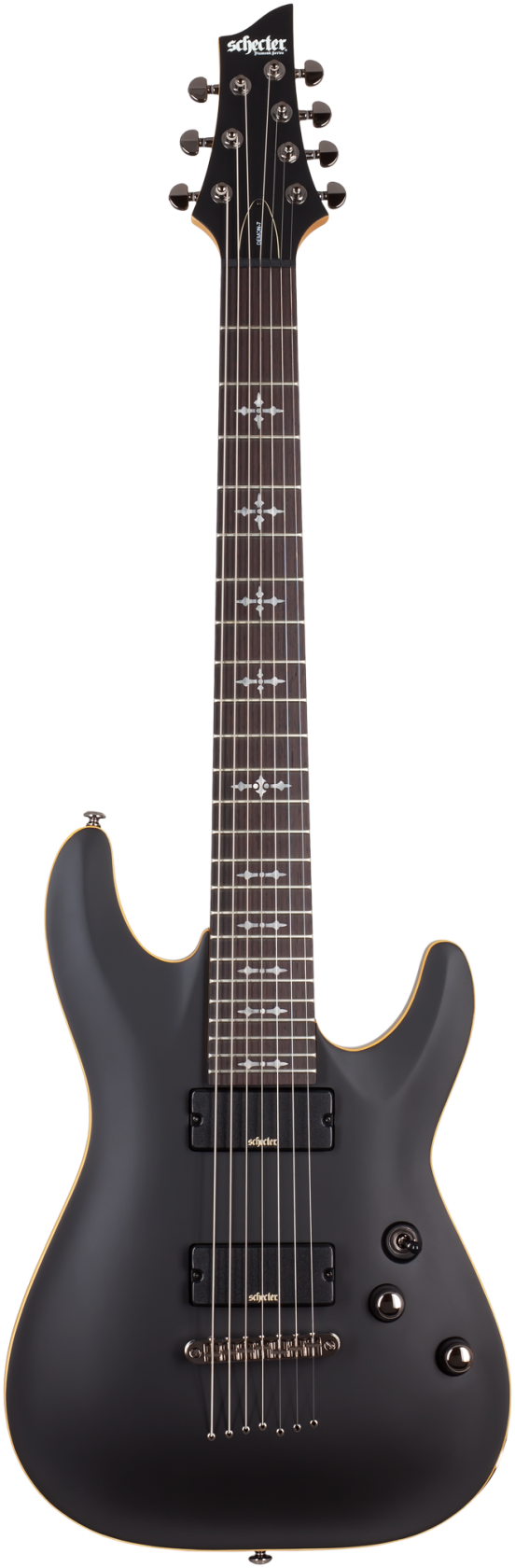 Schecter Demon 7 Aged Black Satin