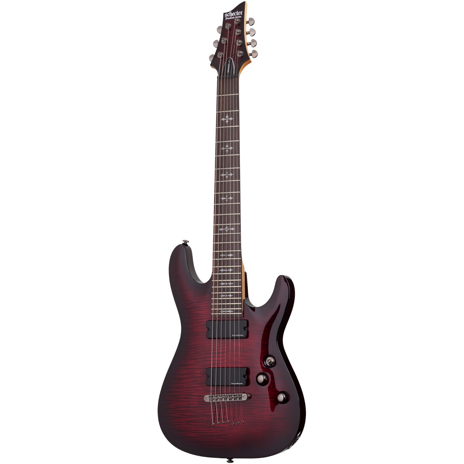 Schecter Demon 7 Crimson Red Burst
