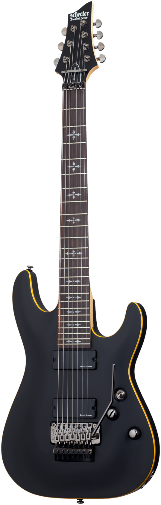 Schecter Demon 7 FR Satin Black