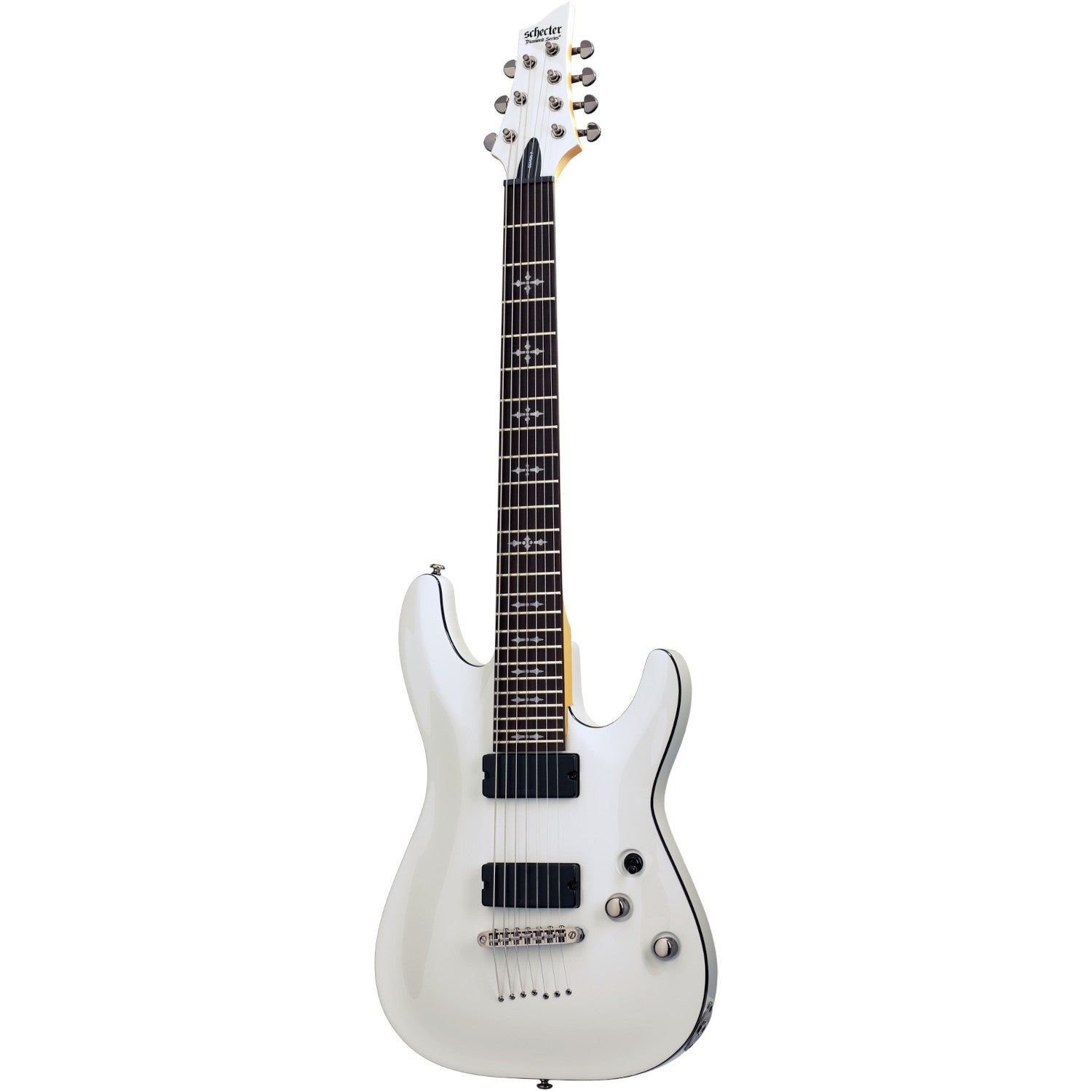 Schecter Demon 7 Vintage White